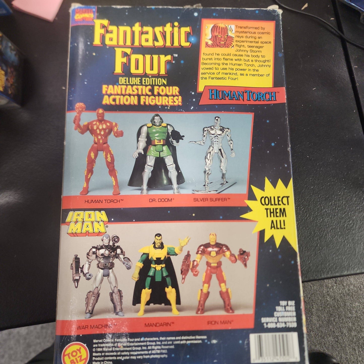 Fantastic Four Human Torch Toy Biz Marvel Comics - House of Cars Virginia