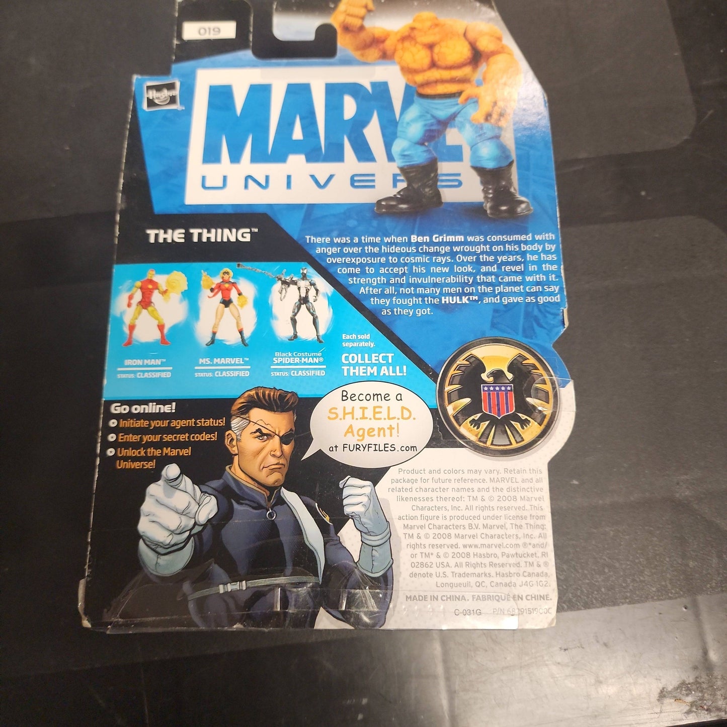 Marvel Universe 3.75" The Thing Figure 019 Variant Dark pants - House of Cars Virginia