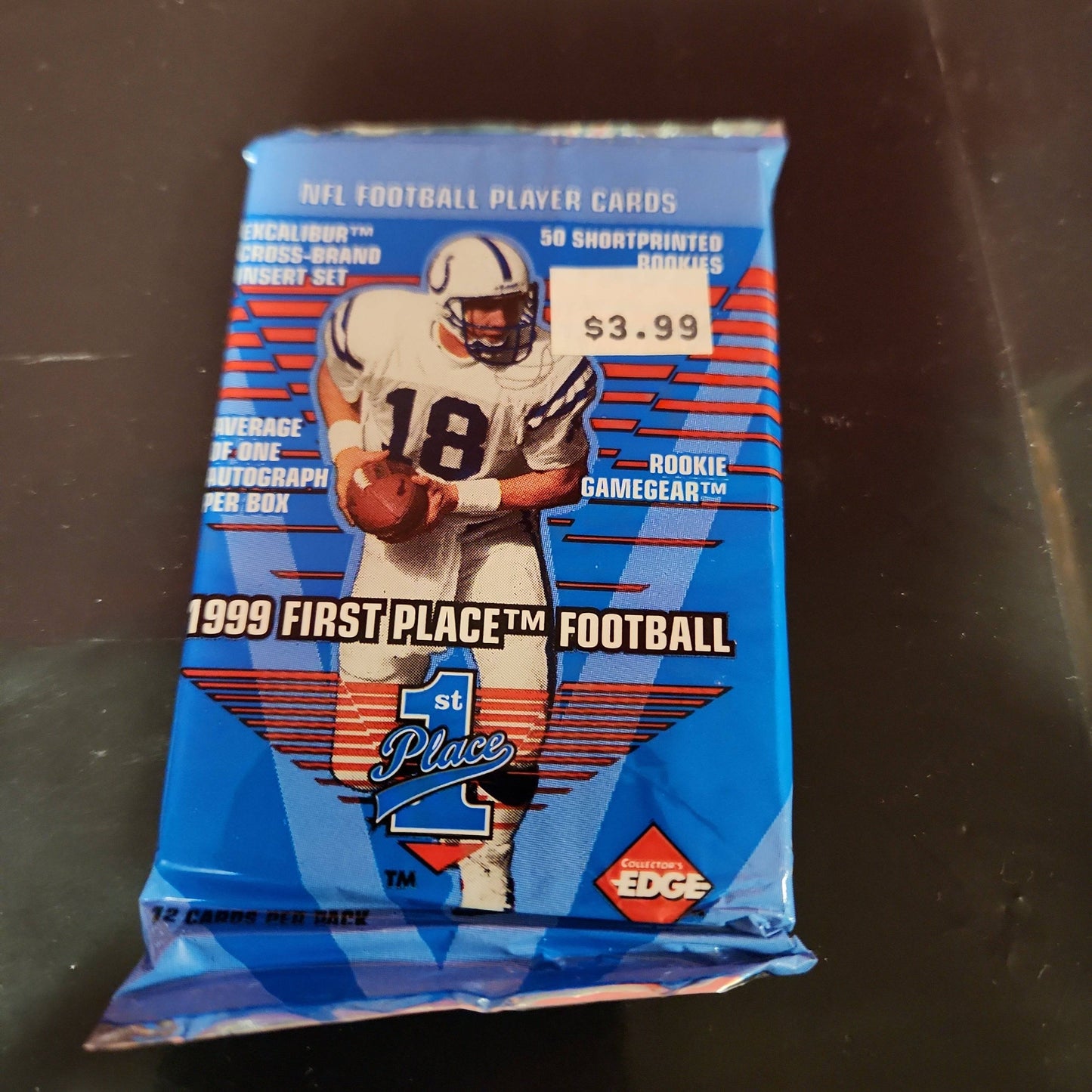 1999 Collector's Edge 1st Place Unopened Football Card Hobby Pack NFL Cards - House of Cars Virginia