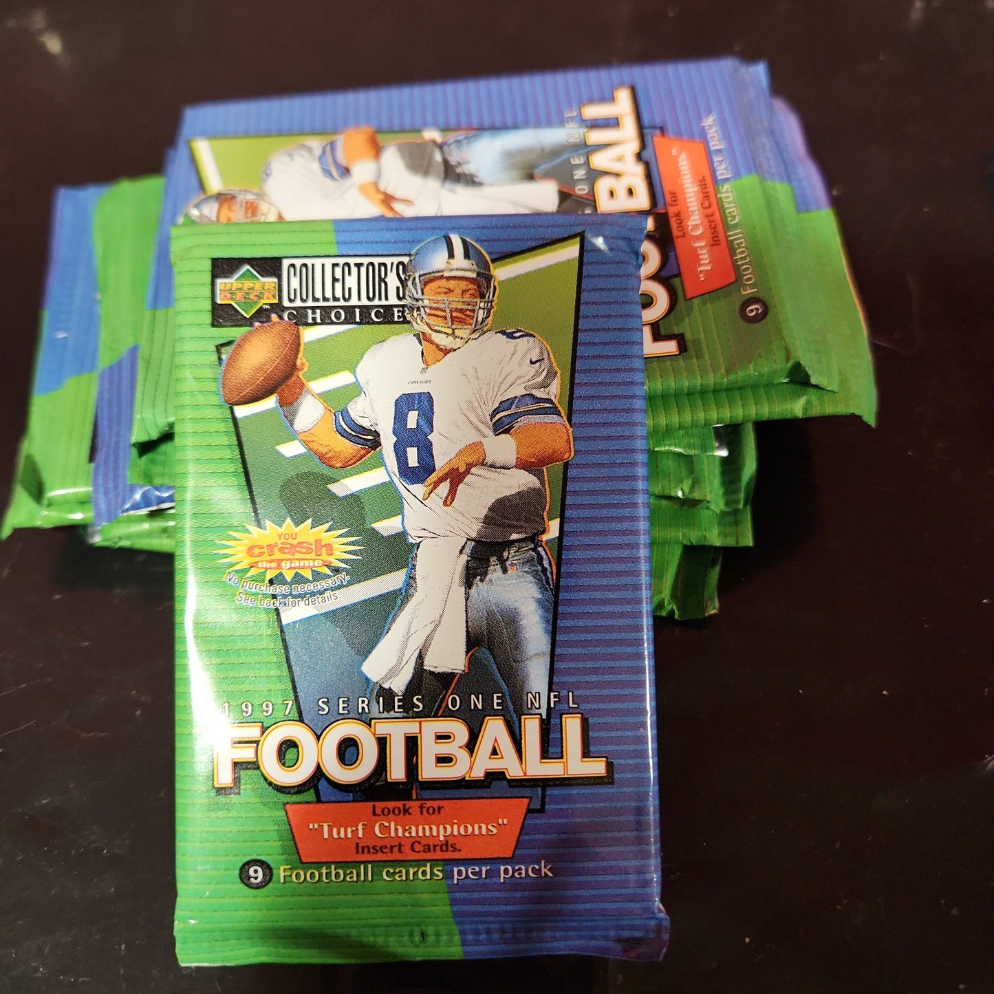 1997 Upper Deck Collector's Choice Series 1 NFL Football 10 packs NFL Cards - House of Cars Virginia