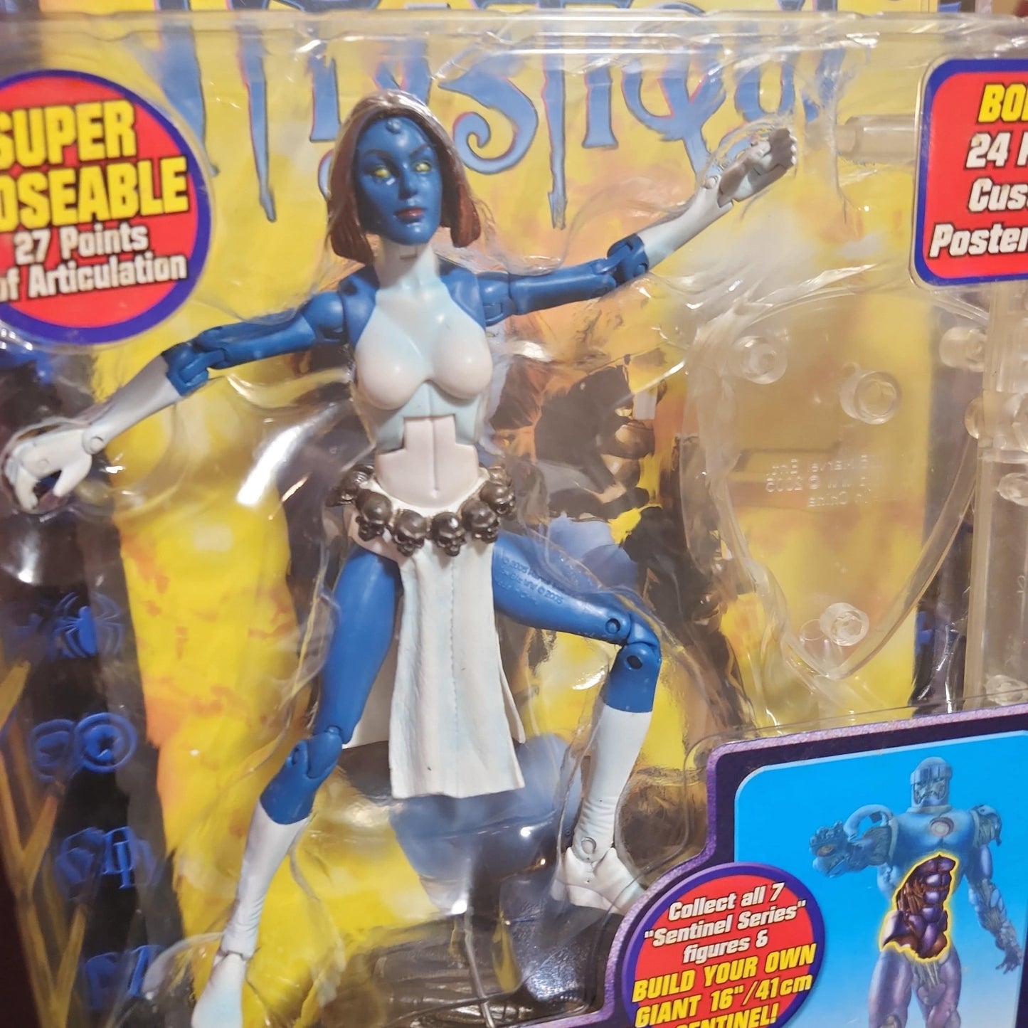 Marvel Legends Toy Biz MYSTIQUE Figure BAF Sentinel Series New 2005 - House of Cars Virginia