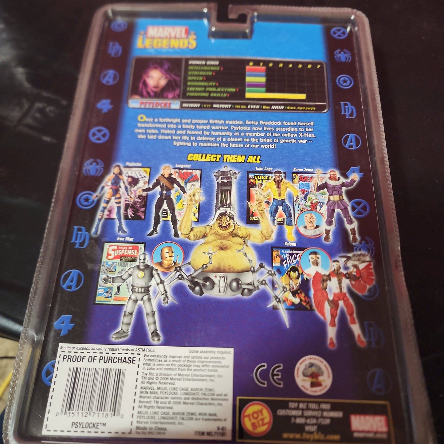 MARVEL LEGENDS. MOJO SERIES. PSYLOCKE. - House of Cars Virginia