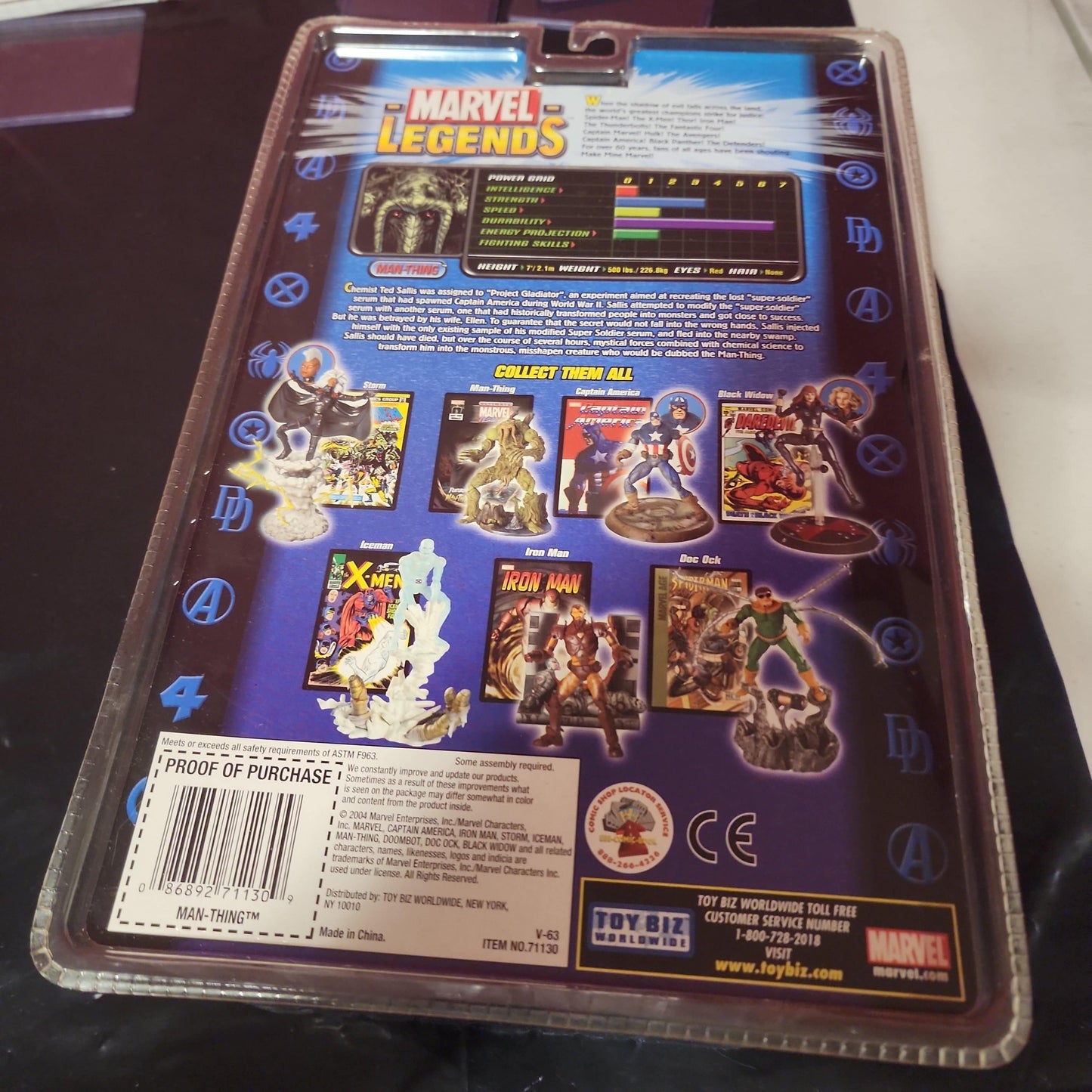 Marvel Legends MAN-THING VIII 8 Action Figure Sealed Manthing #ML - House of Cars Virginia