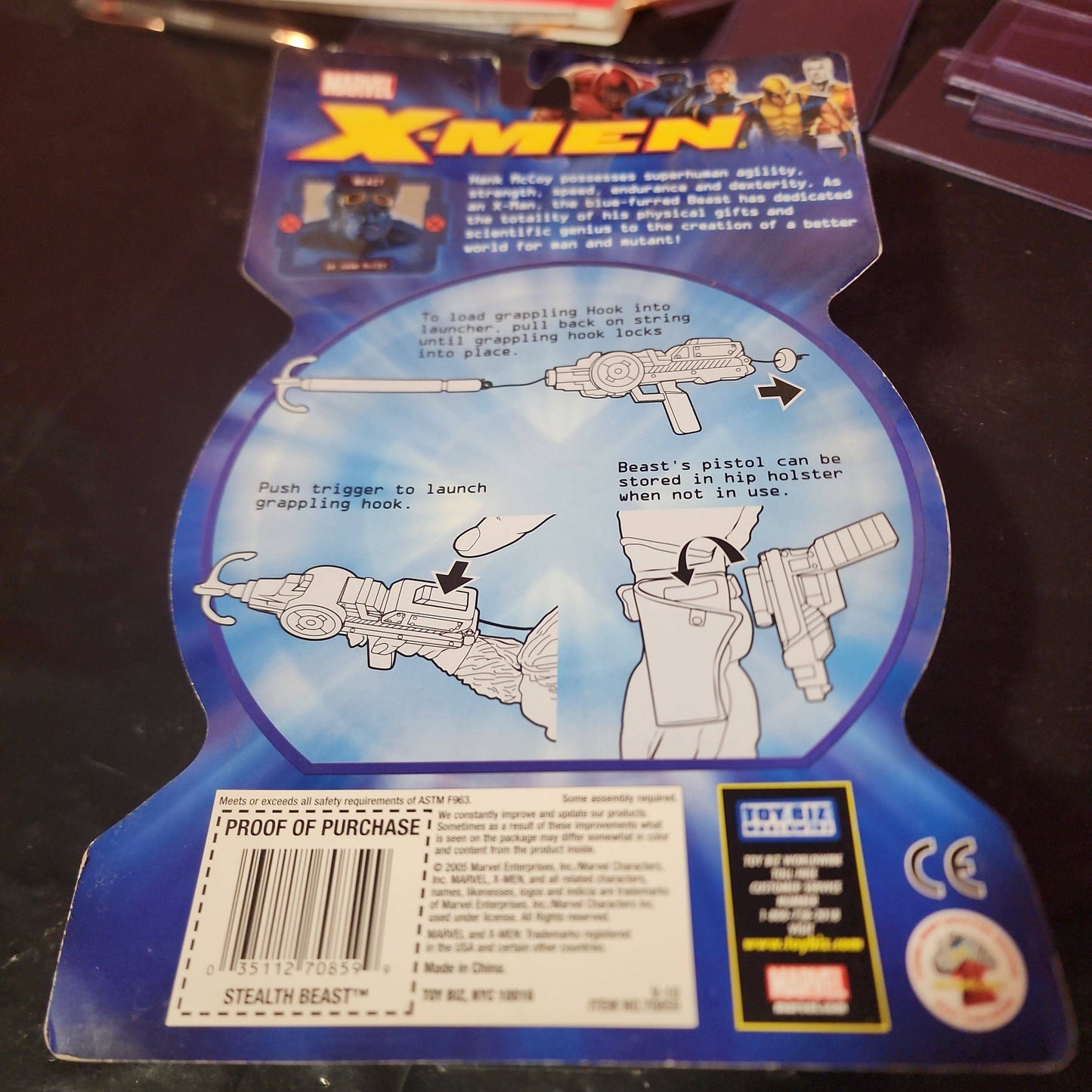 X-Men Stealth Beast Action Figure Grappling Hook Launcher Toy Biz Marvel - House of Cars Virginia