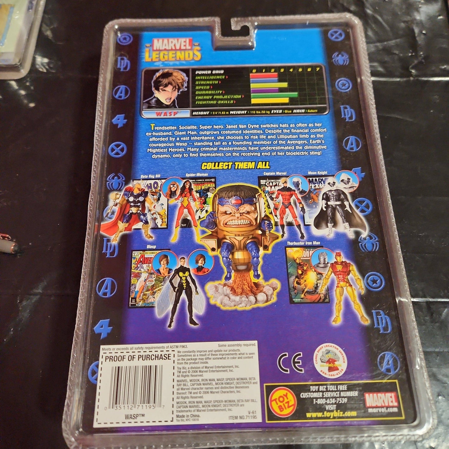 Marvel Legends Series 15 Wasp Red Variant Action Figure NEW Factory Sealed - House of Cars Virginia