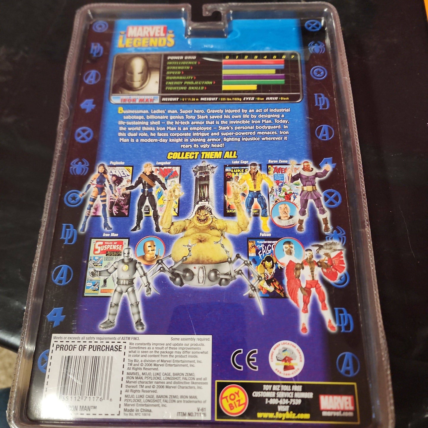 New! Marvel Legends Mojo Series First Appearance IRON MAN with Comic Book. - House of Cars Virginia