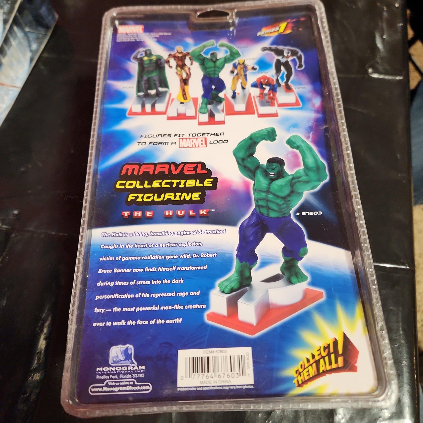 Marvel THE HULK GREEN 7” Collectible Resin Figurine Series 1 By Monogram NEW - House of Cars Virginia