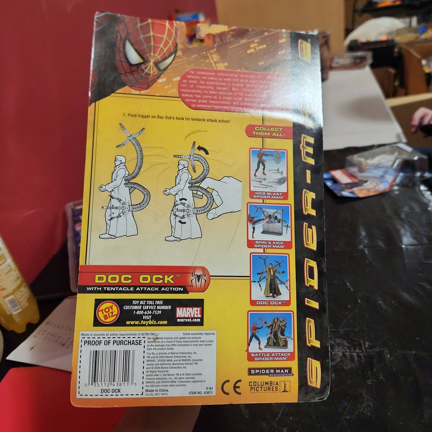 Spider-Man 2 DOC OCK With Tentacle Attack Action 2004 Toy Biz Action Figure NEW - House of Cars Virginia