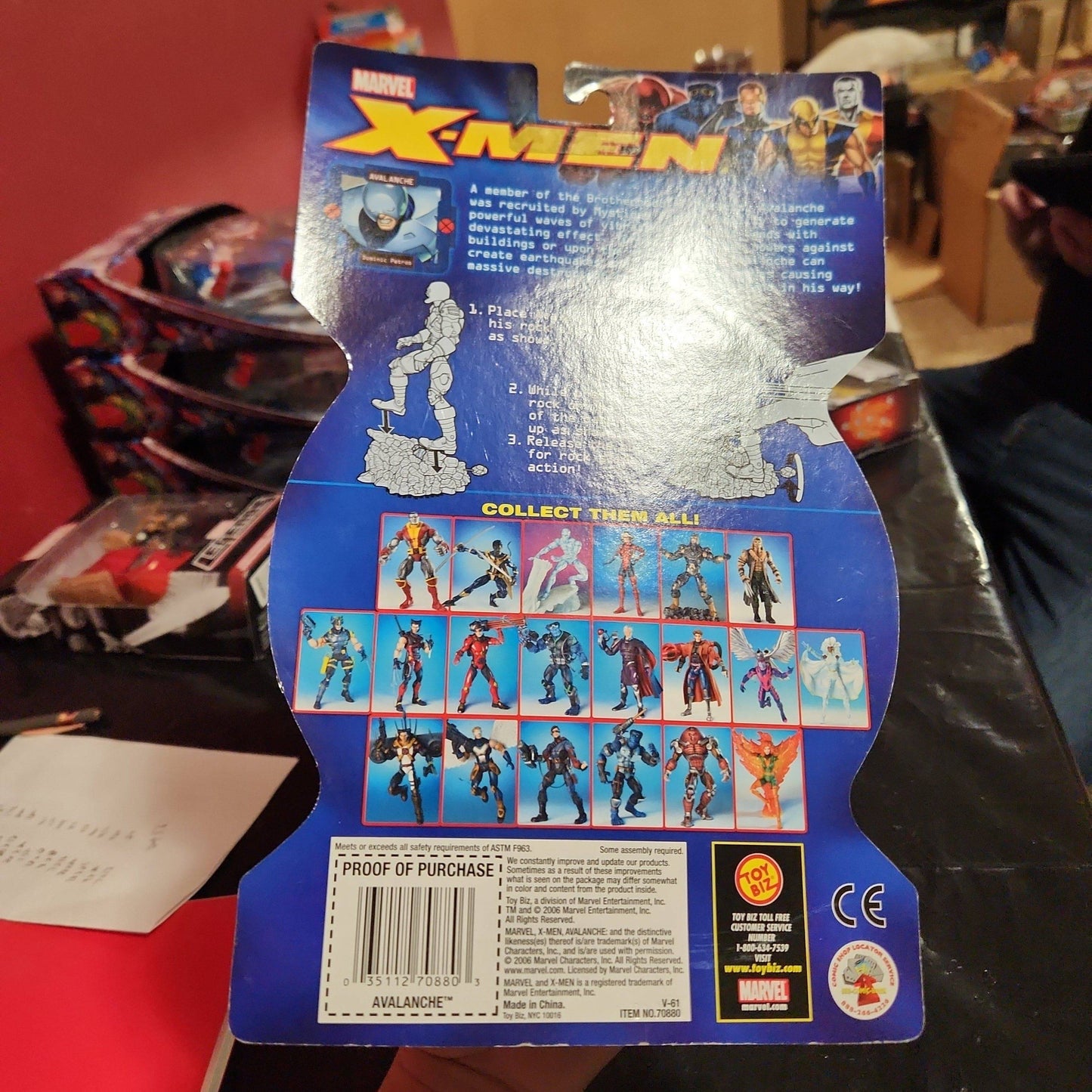 Marvel Legends X-Men Classics AVALANCHE Action Figure Sealed TOY BIZ 2006 - House of Cars Virginia