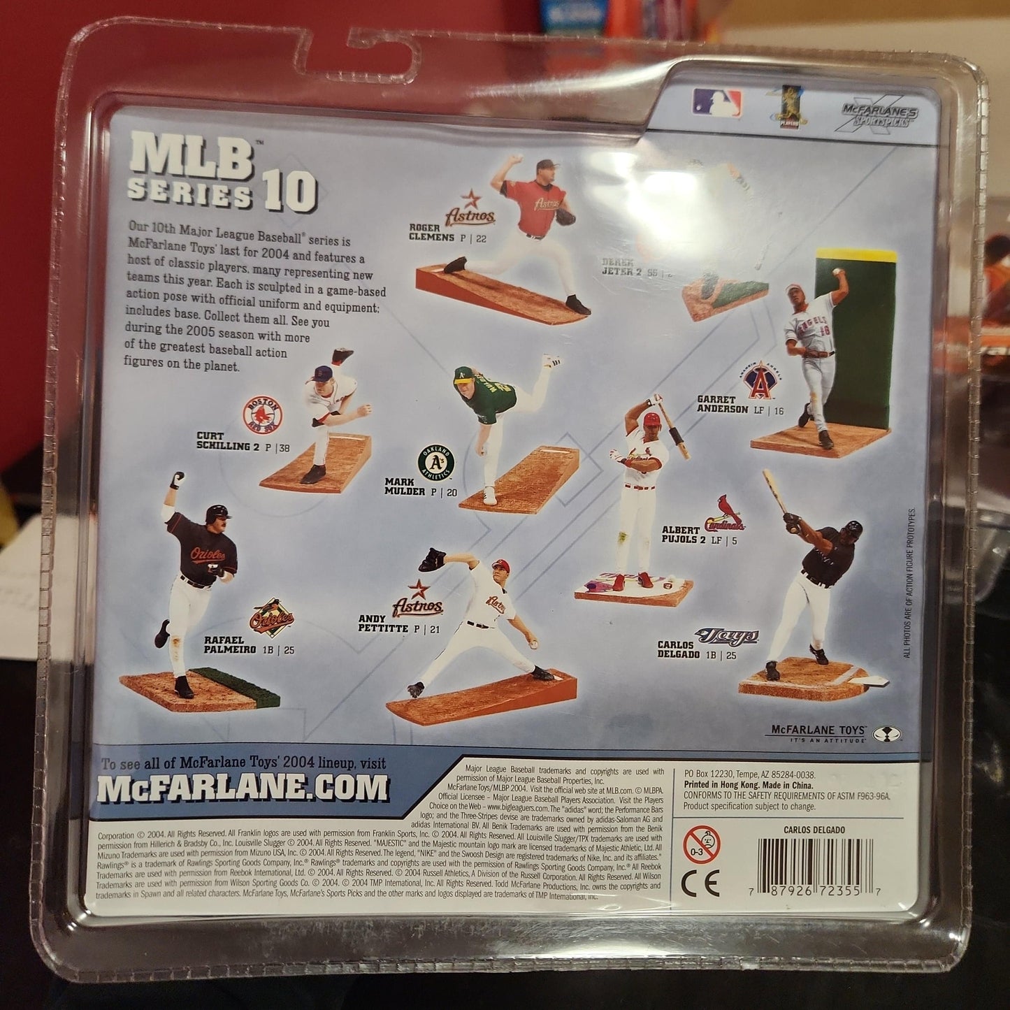 MCFARLANE SPORTSPICKS Mlb Carlos Delgado TORONTO BLUE JAYS CHASE INSERT VARIANT - House of Cars Virginia