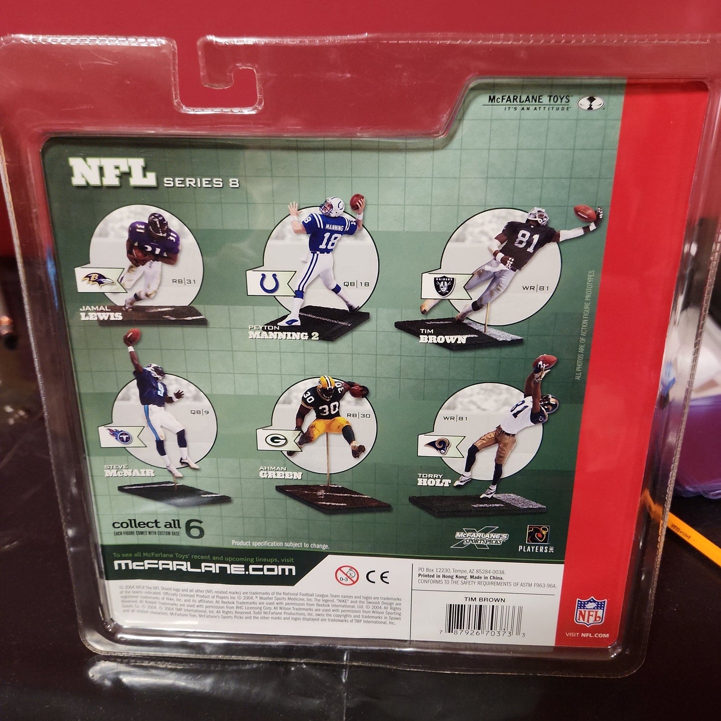 Tim Brown McFarlane NFL Oakland Raiders No Towel No Mouthpiece Chase/variation - House of Cars Virginia