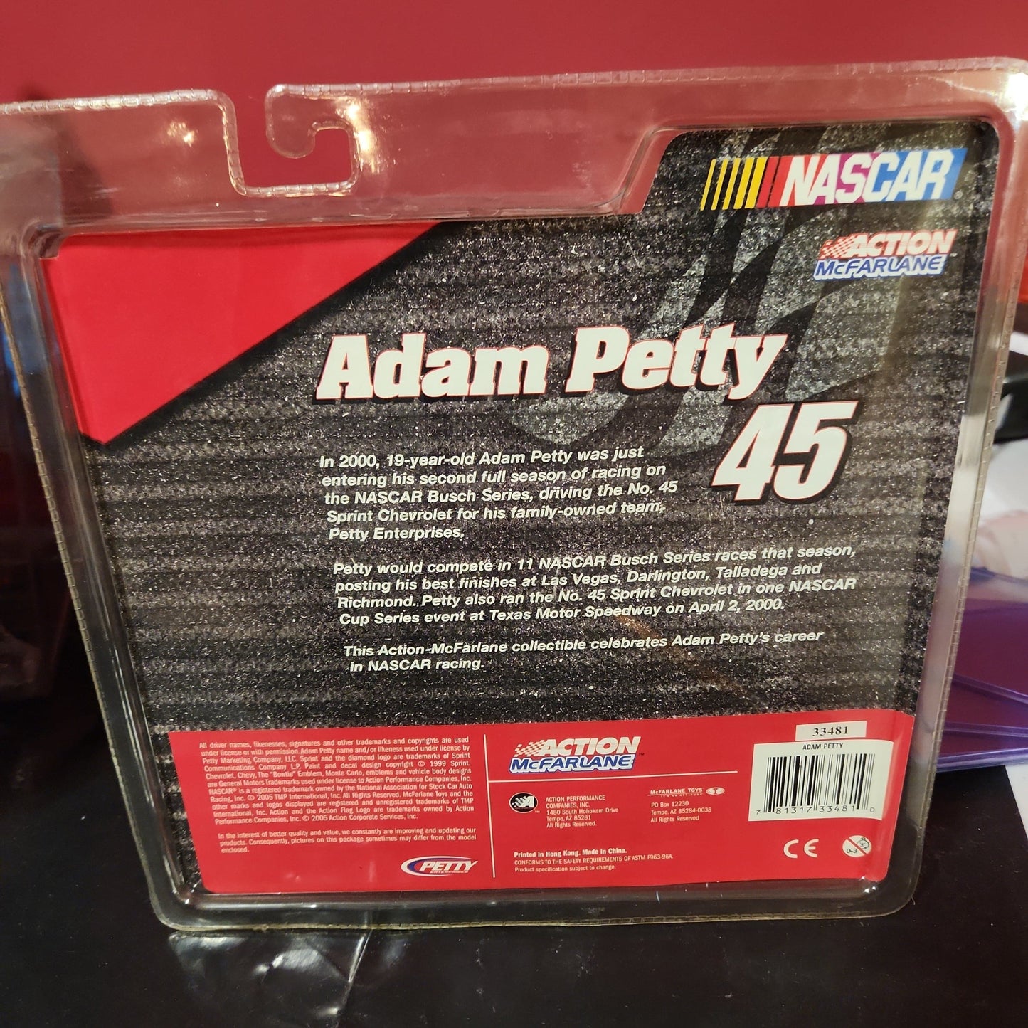 NASCAR Adam Petty Sprint Car 45 Action McFarlane Racing Action Figure - House of Cars Virginia