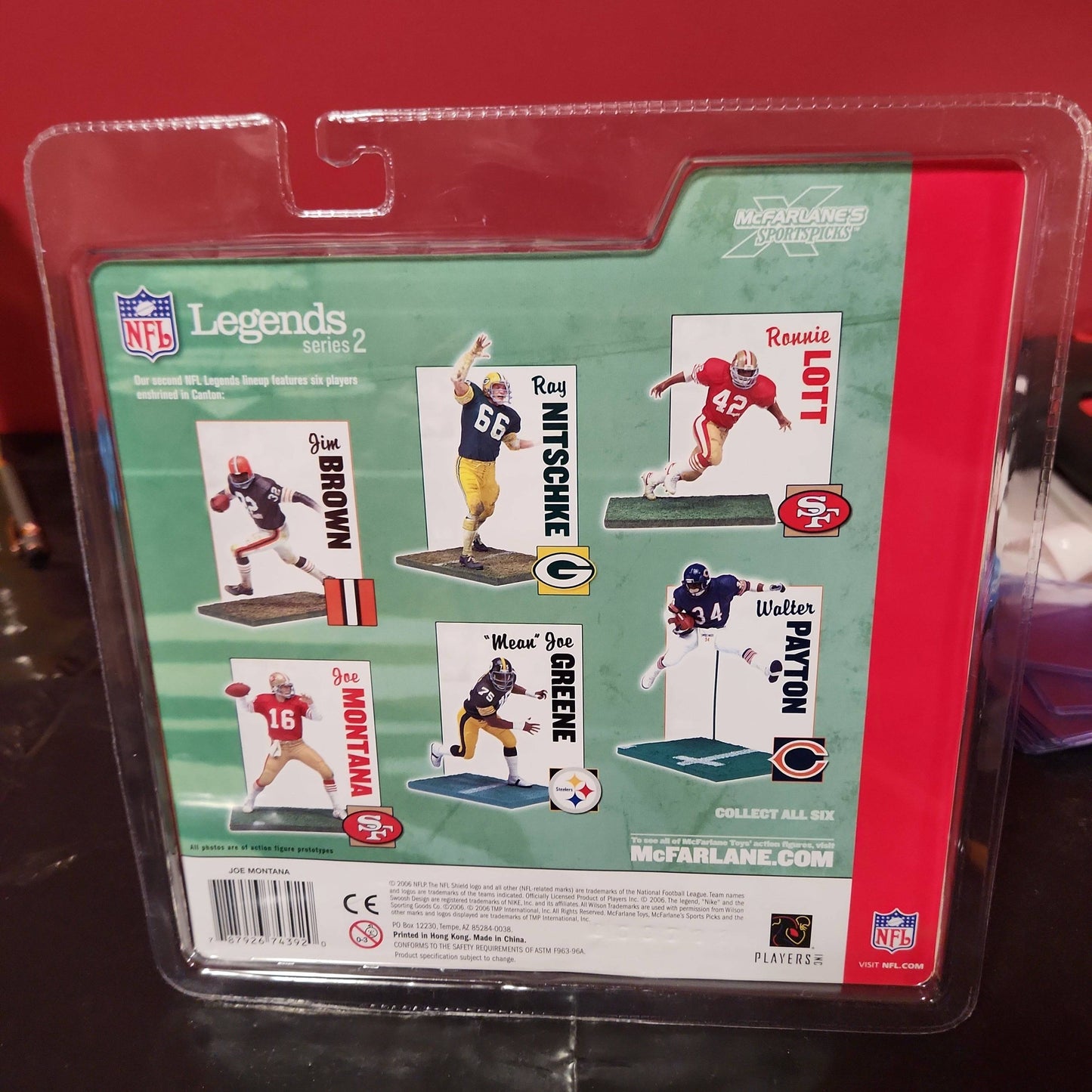 McFarlane Toys 2006 NFL Legends Series 2 San Francisco 49ers Joe Montana Figure - House of Cars Virginia