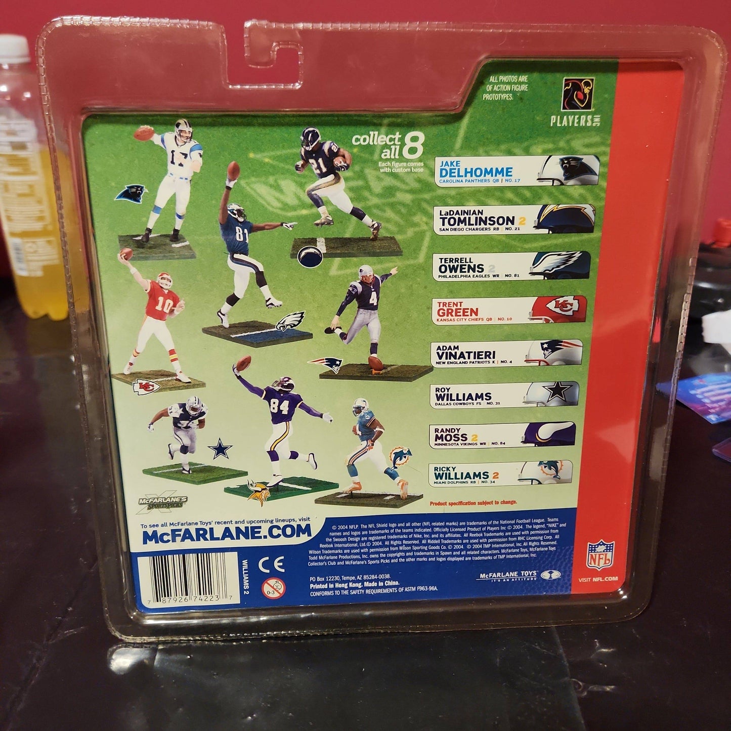 McFarlane NFL Series 10 Ricky Williams 2 Miami Dolphins Figure Orange Jersey NEW - House of Cars Virginia