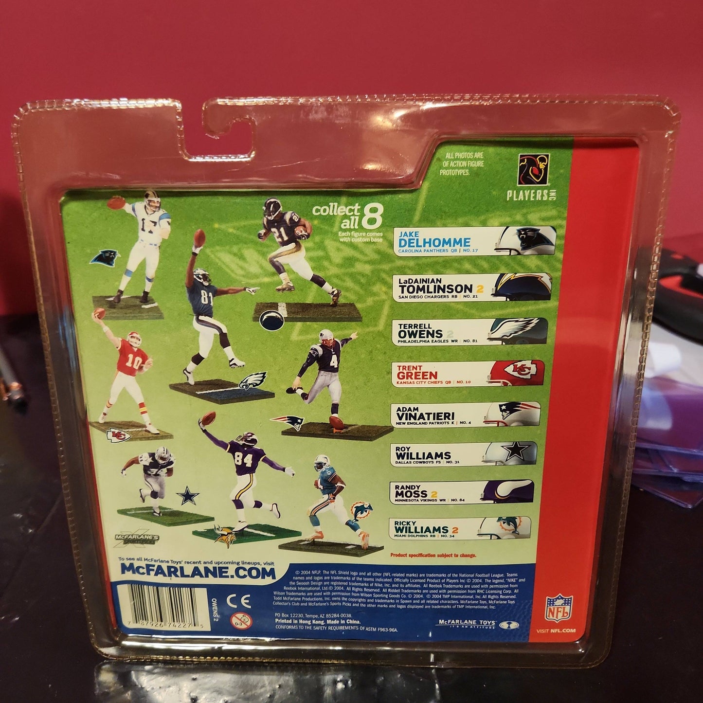 Mcfarlane NFL San Francisco Terrell Owens figure White jersey series 10 Variant - House of Cars Virginia