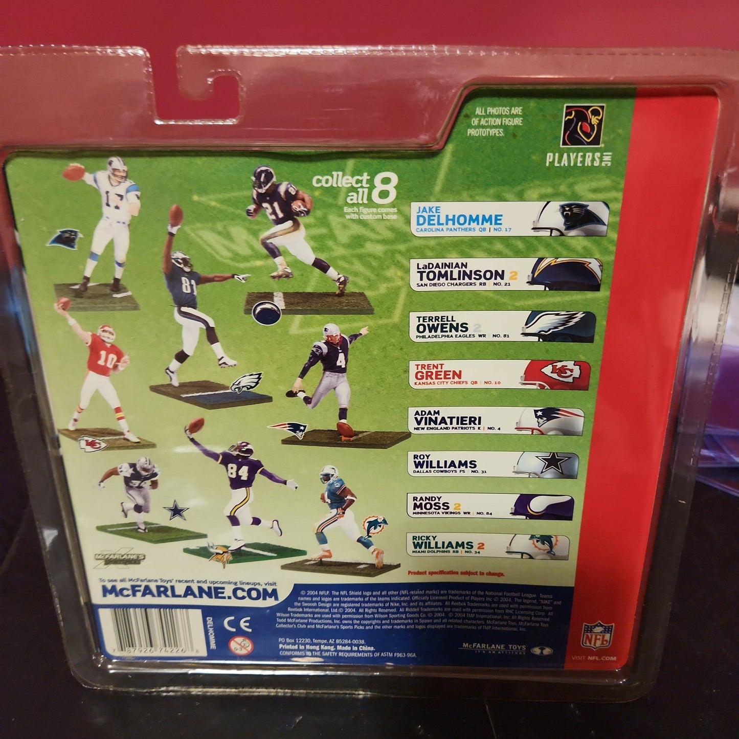 McFarlane NFL Jake Delhomme Panthers Variant Chase Series Blue Jersey - House of Cars Virginia