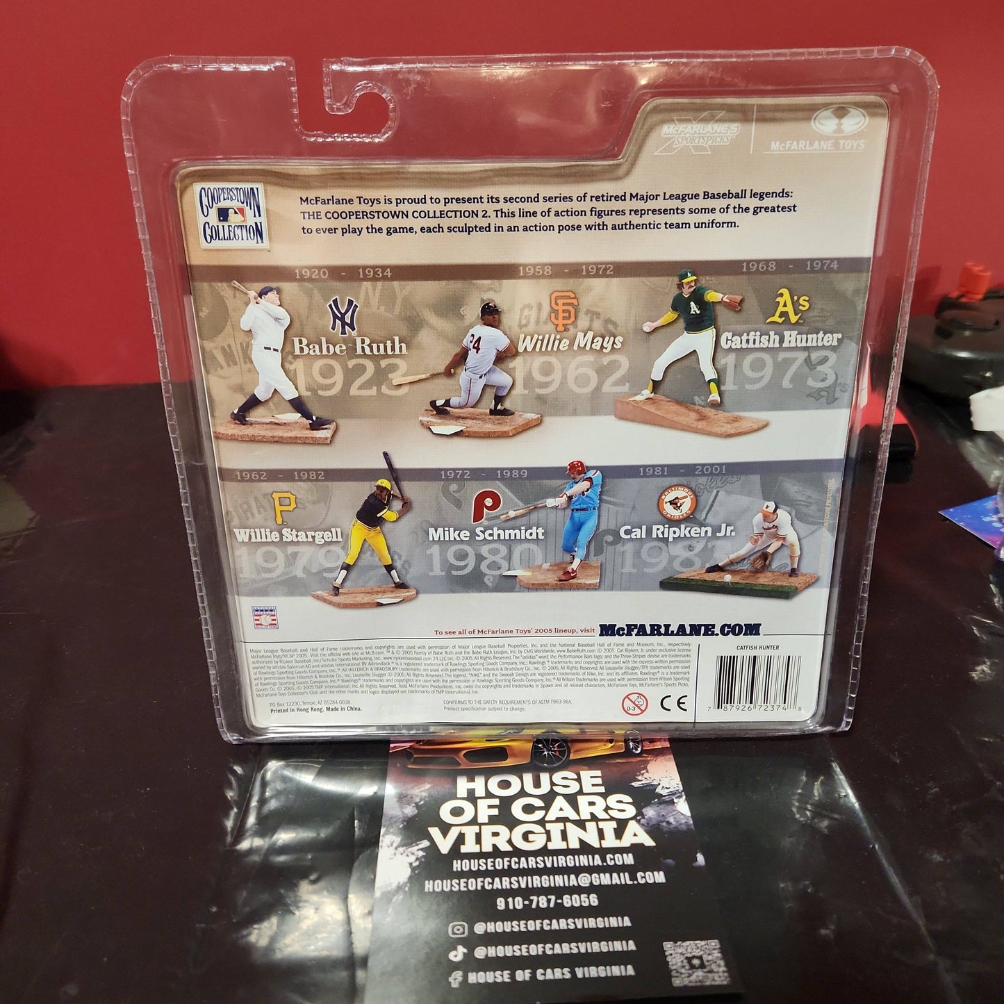 McFARLANE SPORTS PICKS COOPERSTOWN SERIES 2 CATFISH HUNTER NY YANKEES VARIANT - House of Cars Virginia