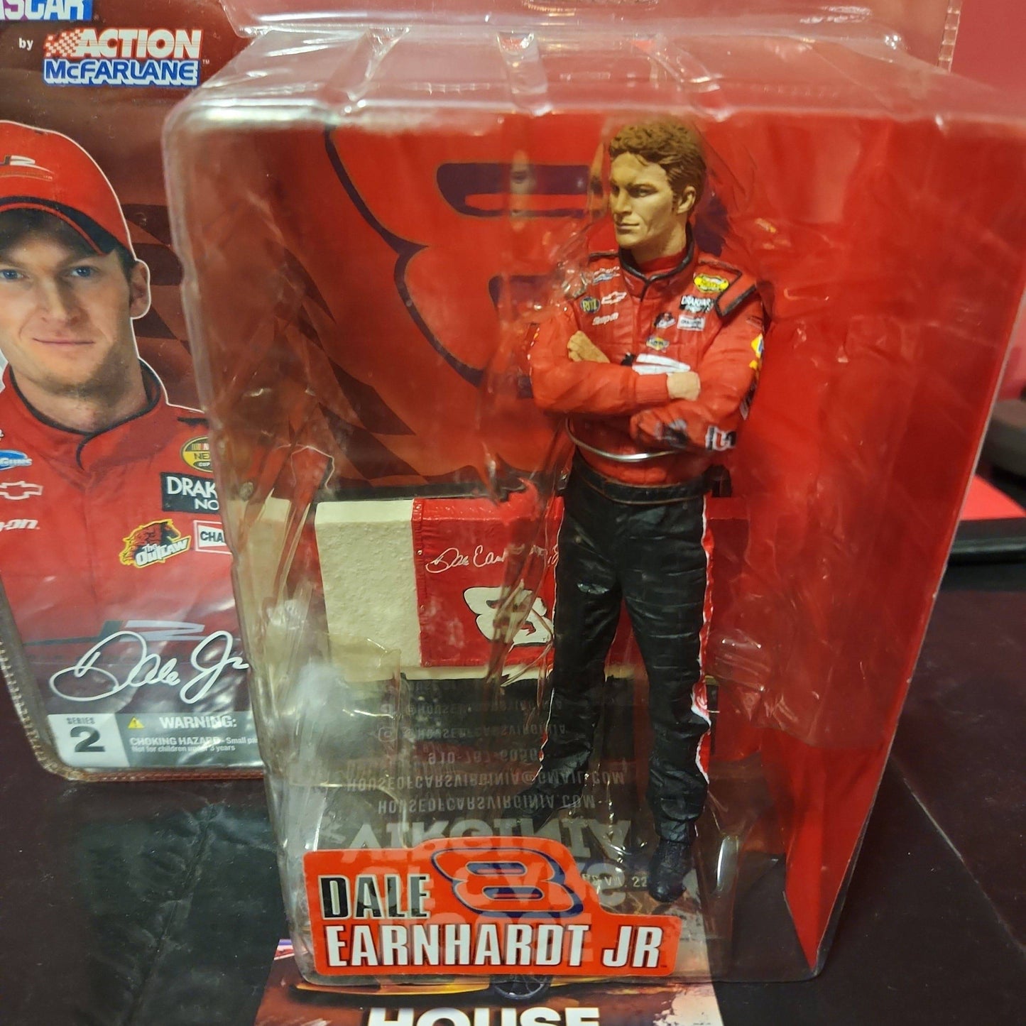 New Dale Ernhardt Jr.#8 2004 Series 2 NRA McFarlane Action Figure Collectible - House of Cars Virginia