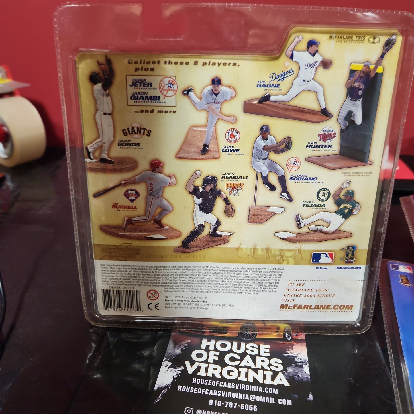 Mcfarlane MLB Derek Jeter Yankees Series 5 Chase Patch Variant New - House of Cars Virginia