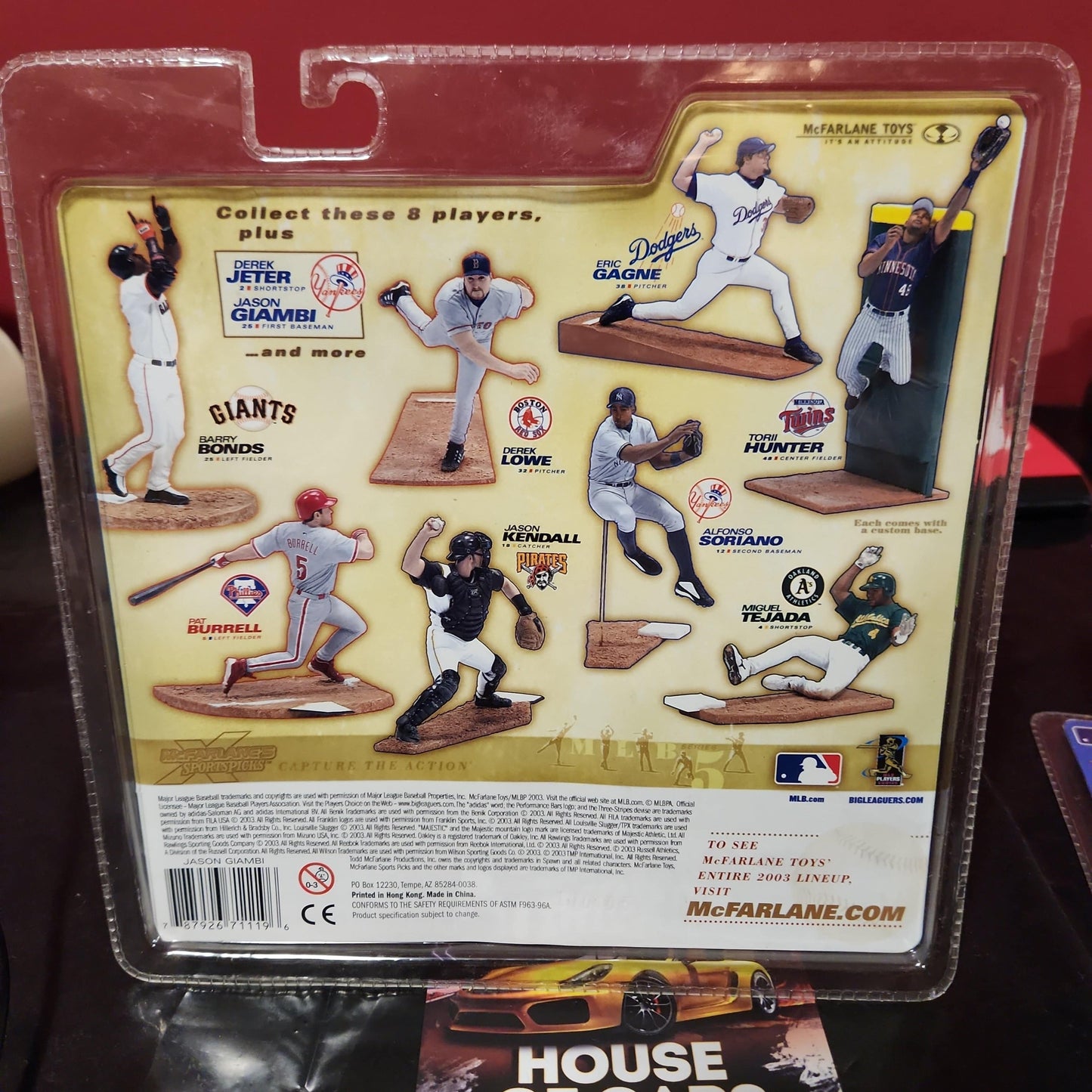 McFarlane Series 5 MLB Jason Giambi Yankees Pinstripe Jersey Action Figure - House of Cars Virginia