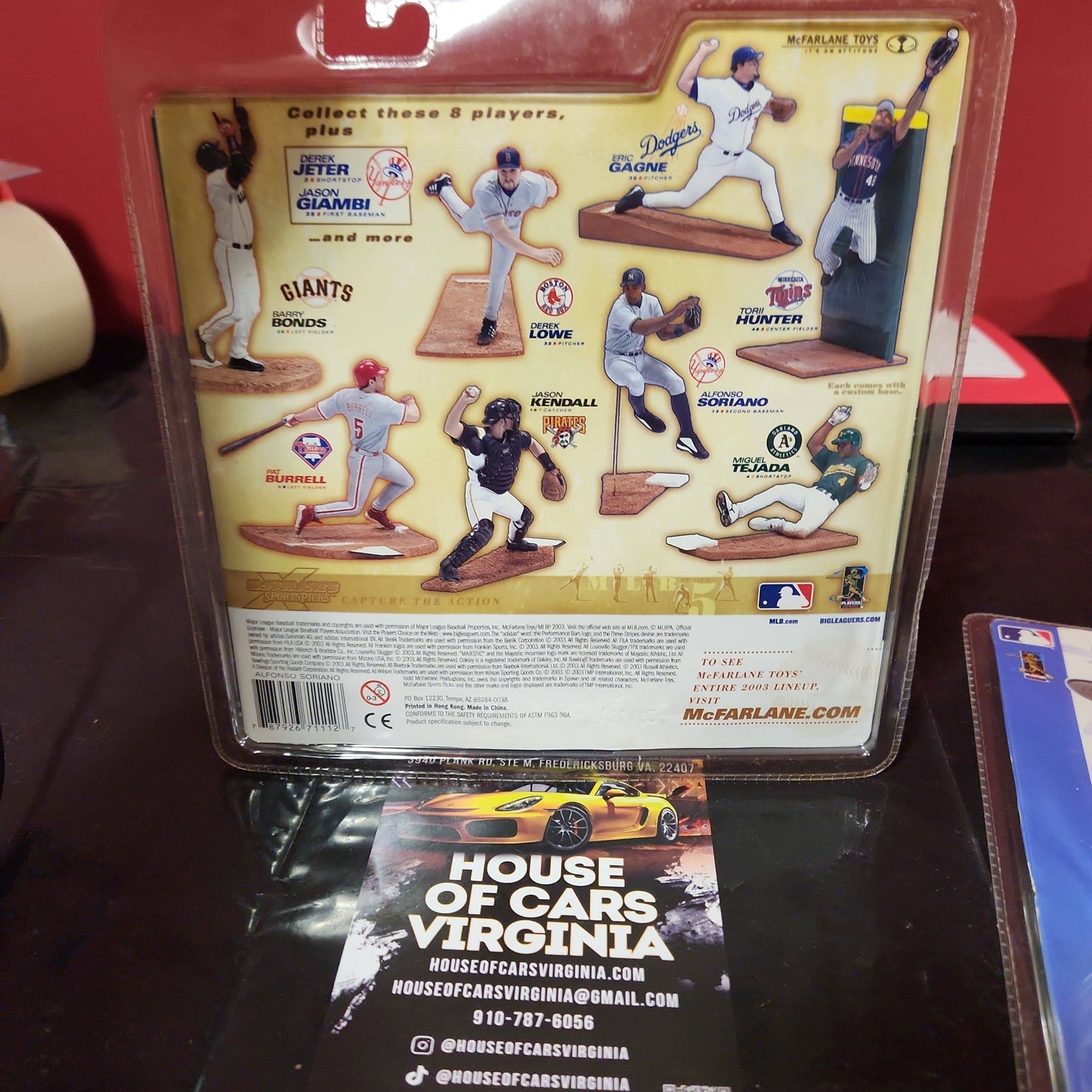 McFarlane Toys MLB Series 5 Alfonso Soriano New York Yankees New In Box - House of Cars Virginia