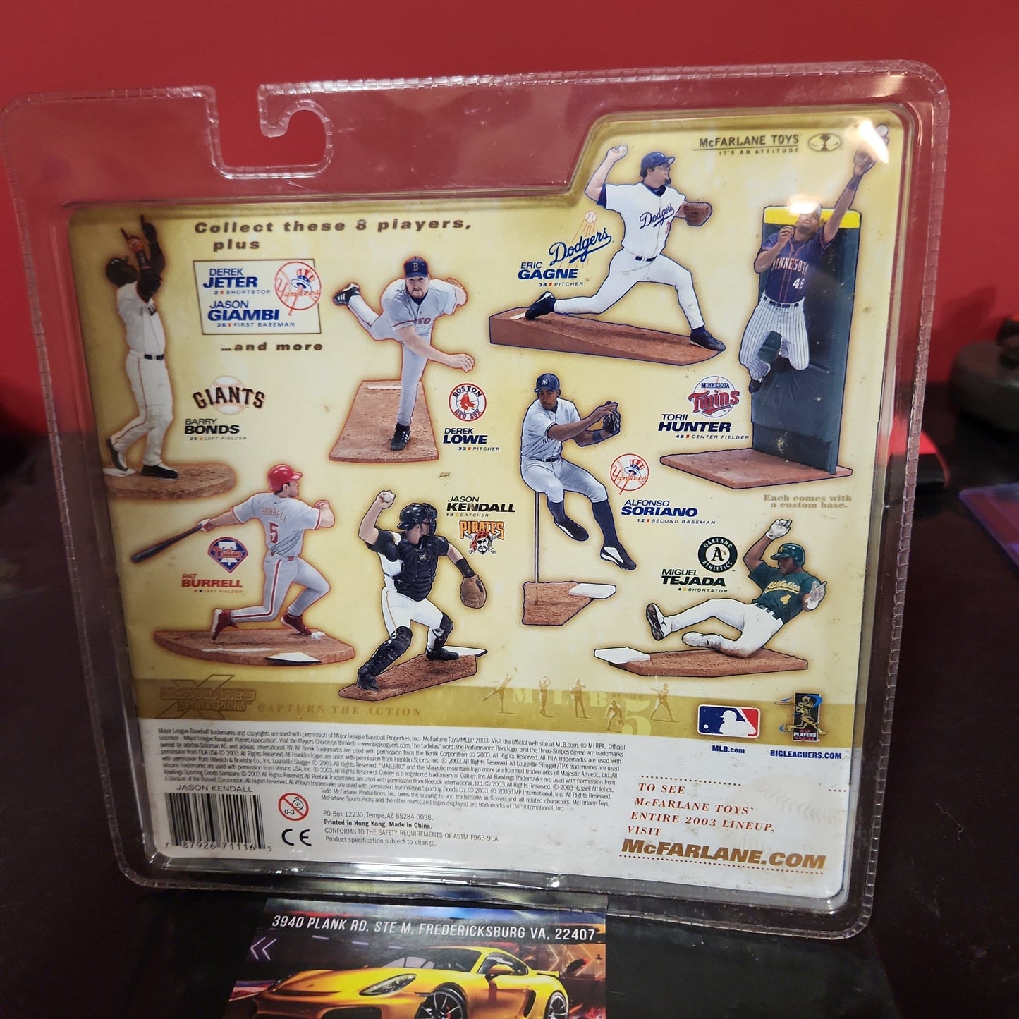 McFARLANE 2003 SPORTSPICKS MLB SERIES 5 JASON KENDALL PITTSBURGH PIRATES CATCHER - House of Cars Virginia