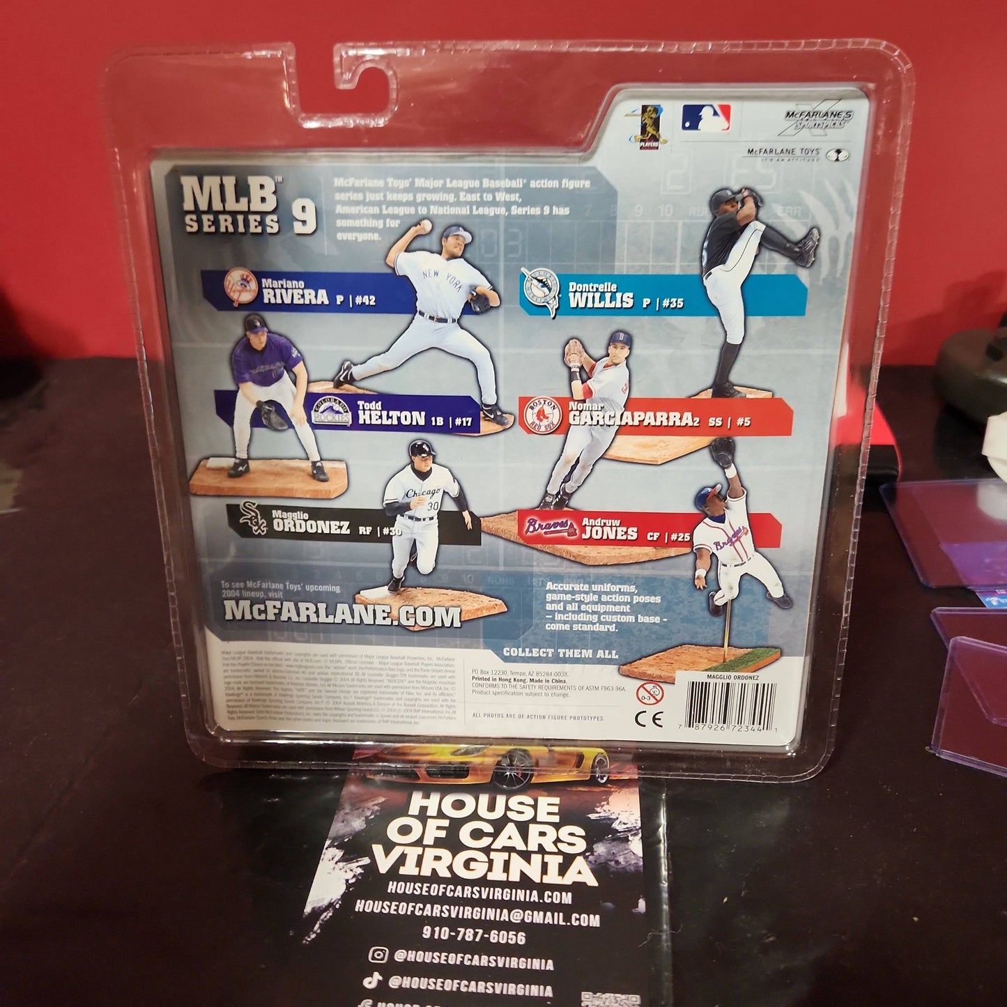 McFarlane Series 9 MLB Magglio Ordonez White Sox Gray Jersey Action Figure - House of Cars Virginia
