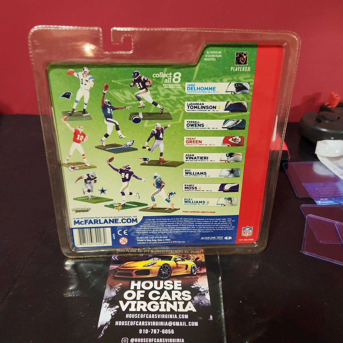 McFarlane NFL Series 10 Warren Sapp Oakland Raiders Jersey-VARIANT / CHASE. NIB - House of Cars Virginia