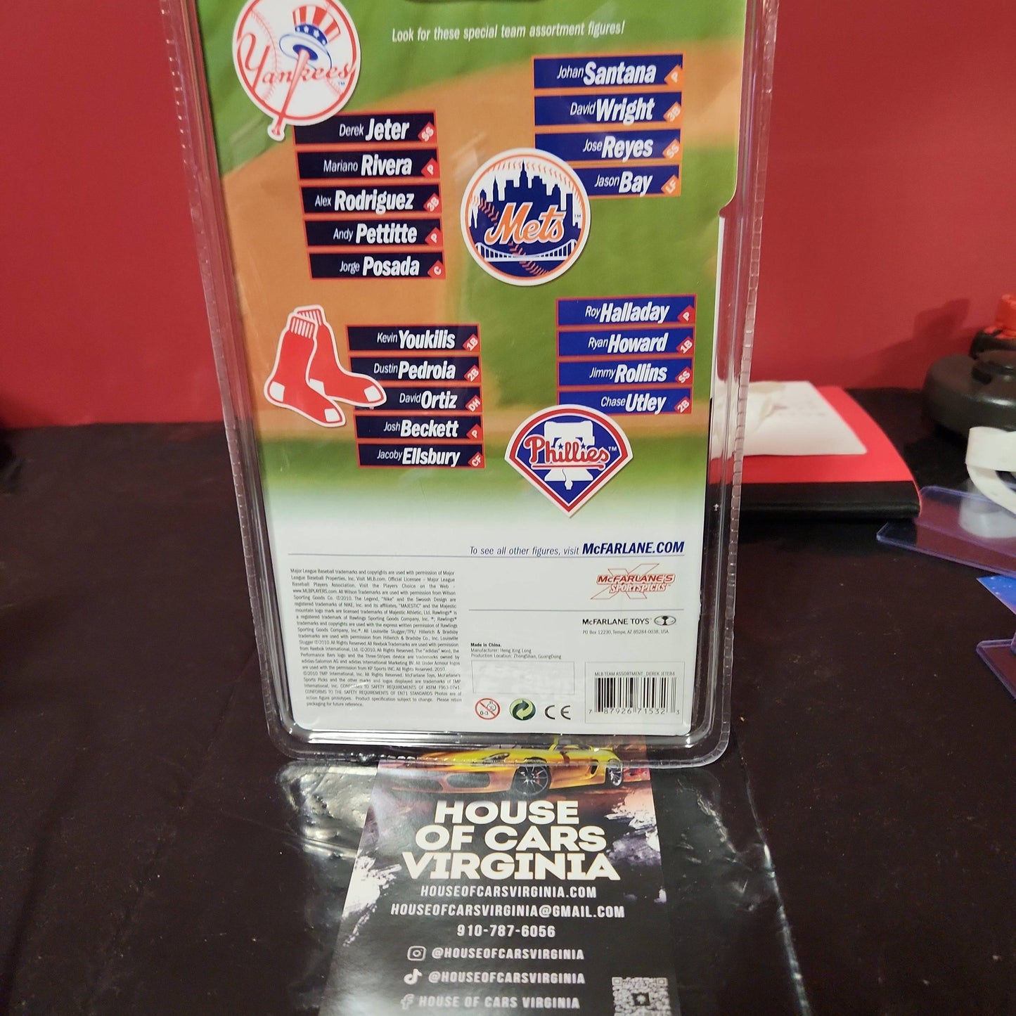 McFarlane Toys MLB Sports Picks 2010 New York Yankees Derek Jeter Action Figure - House of Cars Virginia