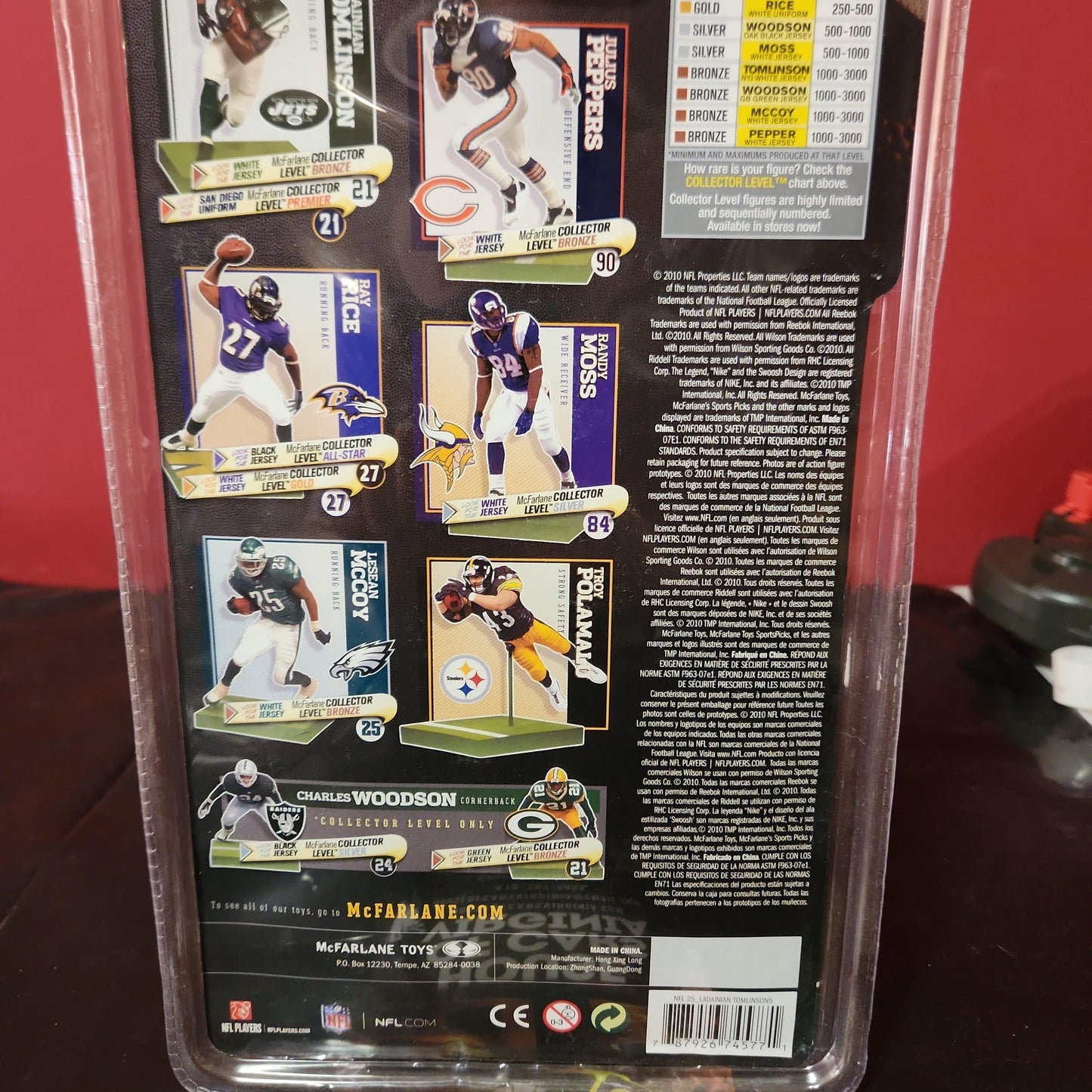 McFarlane NFL Ladainian Tomlinson #21 Jets Chase Football Series 25 New York - House of Cars Virginia