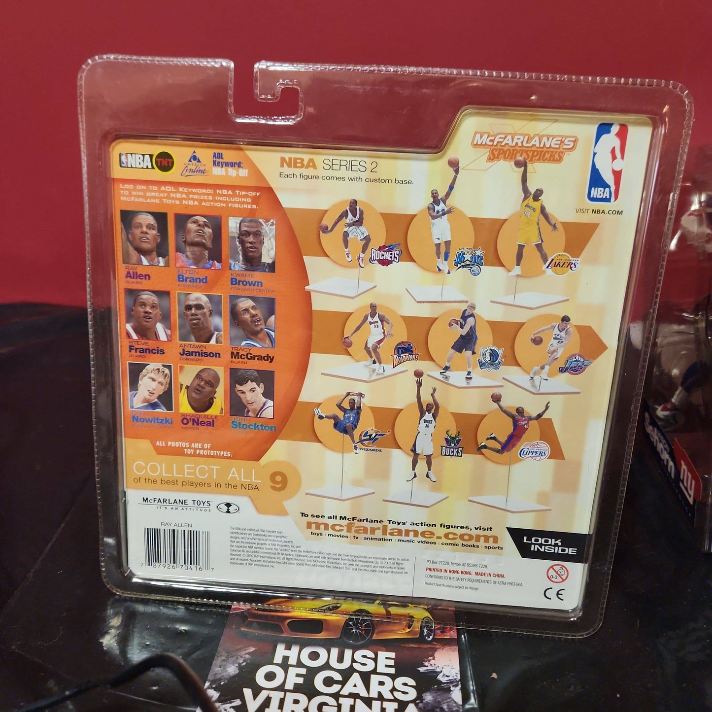 McFarlane SportsPicks 2002 NBA 2 Ray Allen Milwaukee Bucks Variation - House of Cars Virginia