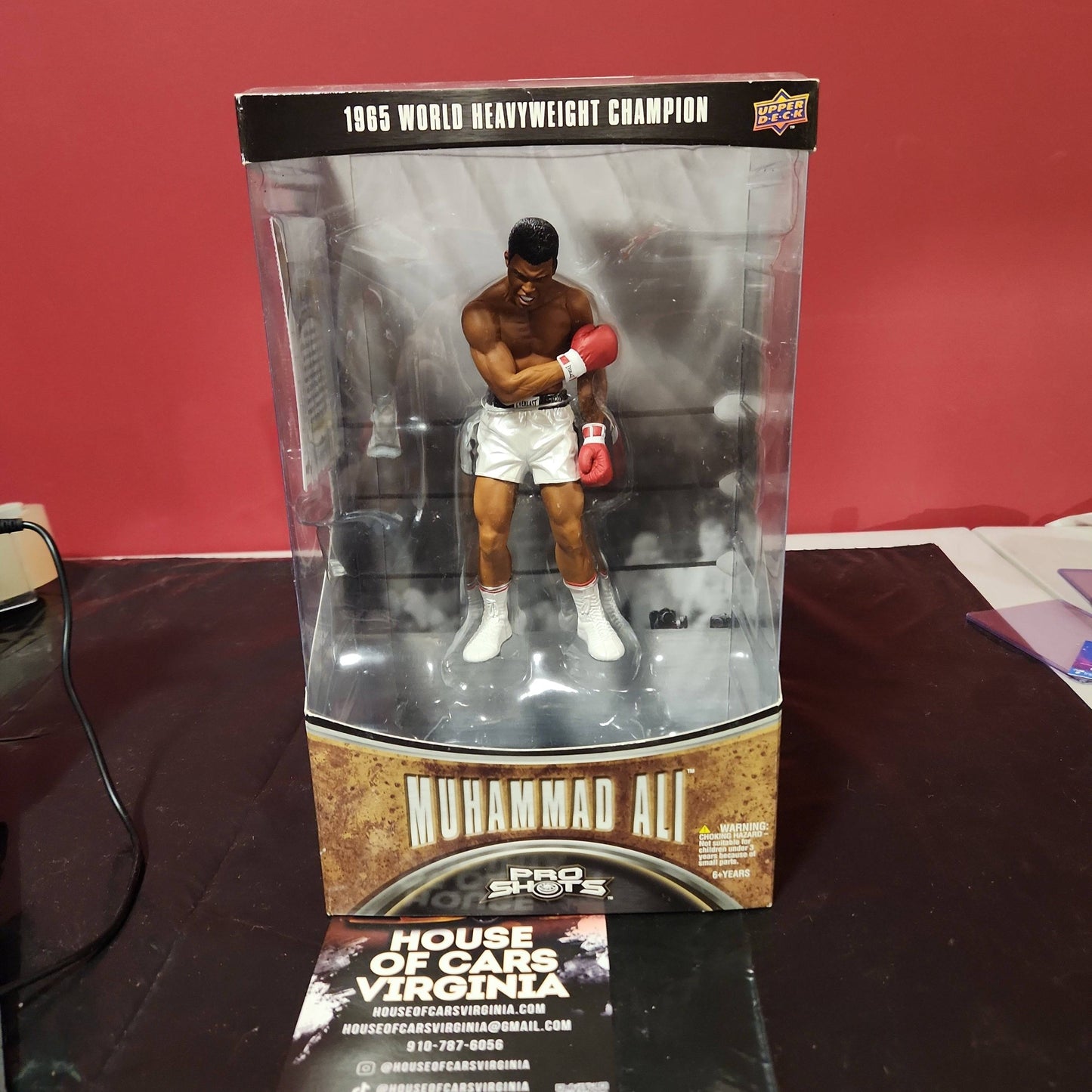 Muhammad Ali Pro Shots Upper Deck Limited Edition Figurine NIB - House of Cars Virginia