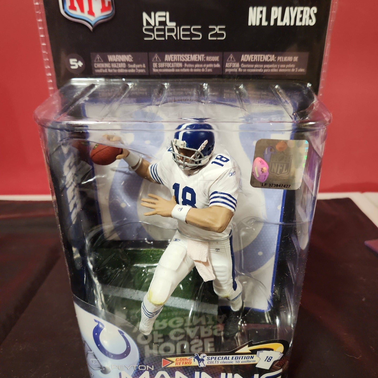 NFL McFarlane Peyton Manning Figure Indianapolis Colts 2010 Series 25! New - House of Cars Virginia