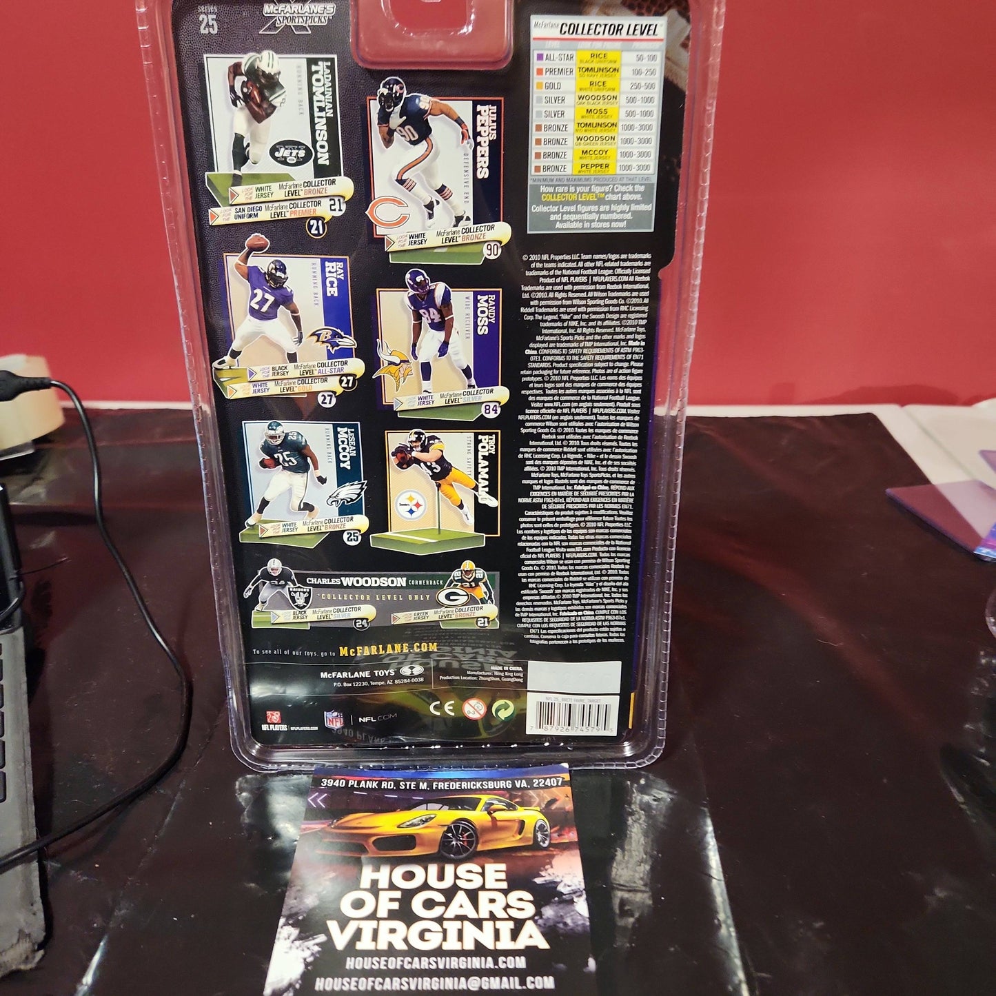 McFarlane Special Edition NFL series 25 Brett Favre Minnesota Vikings Retro - House of Cars Virginia