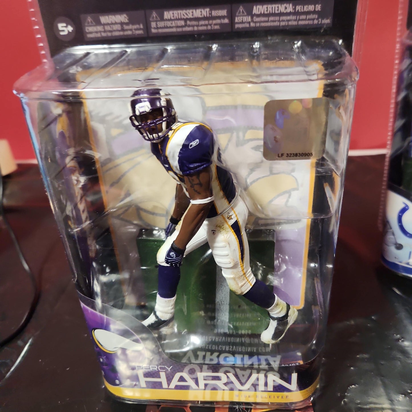 McFarlane NFL Series 25 Percy Harvin #12 Minnesota Vikings Sportspicks 2010 - House of Cars Virginia