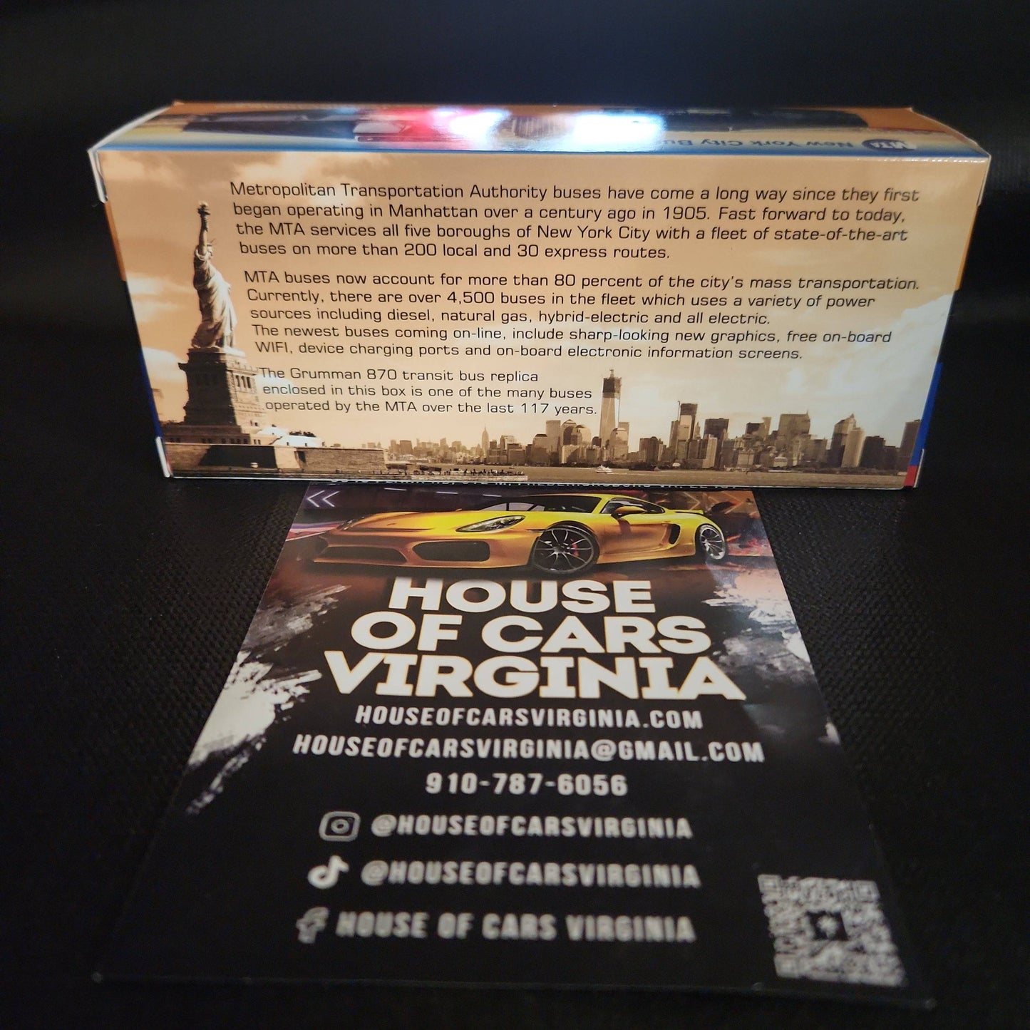 MTA New York City Route B64 Coney Island 1980 Grumman 870 Transit Bus 1/87 Scale - House of Cars Virginia