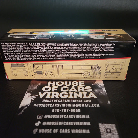 Iconic Replicas 870320 HO Scale 1987-1994 TMC RTS Transit Bus - Assembled - House of Cars Virginia