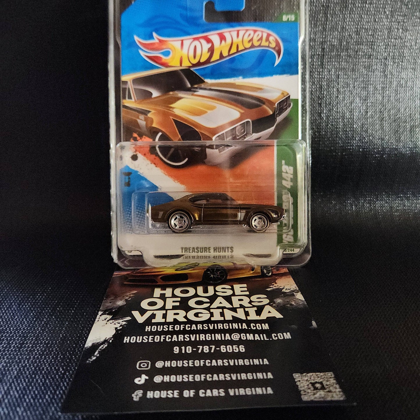 Hot Wheels 2011 ‘68 Olds 442 Super Treaure Hunt - House of Cars Virginia