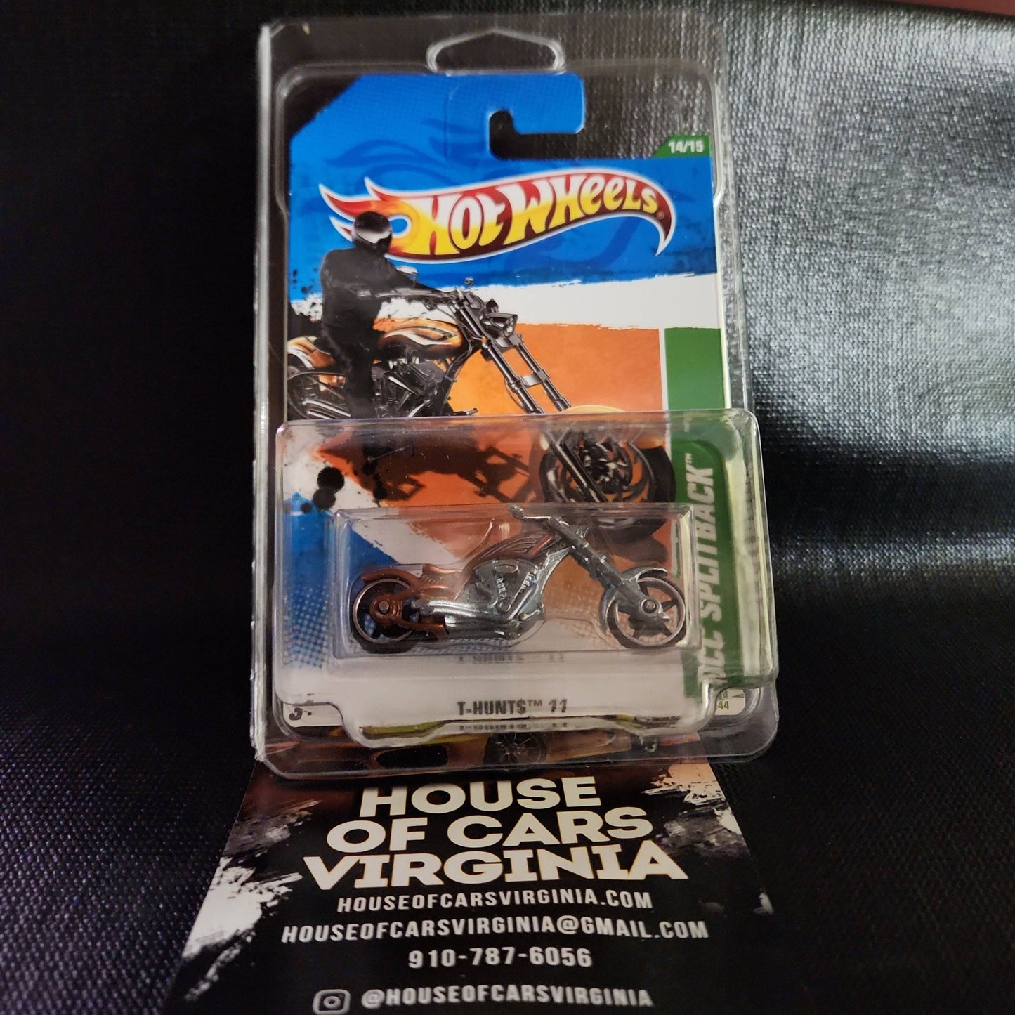 Hot Wheels 2011 Super Treasure Hunt OCC Splitback Motorcycle with Protector - House of Cars Virginia