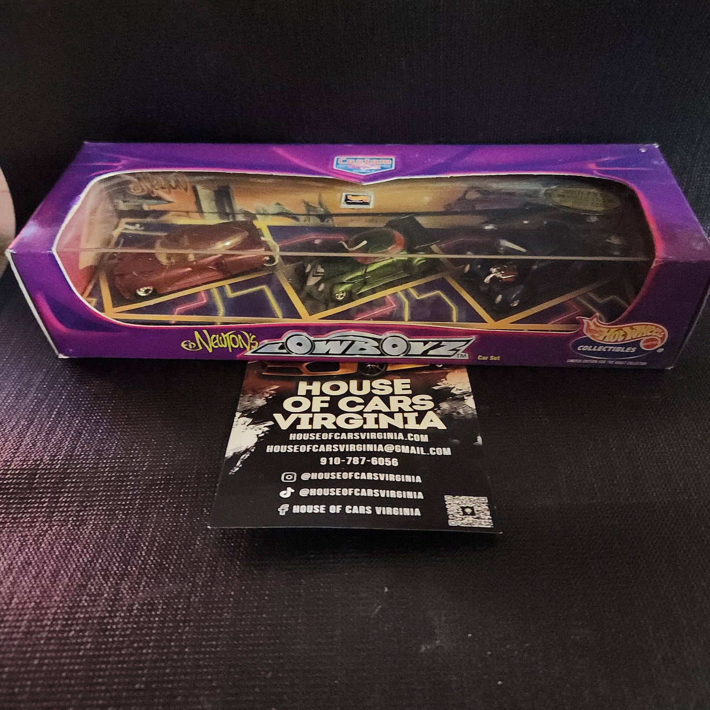Vintage Hot Wheels Collectibles Newton's Lowboyz Custom Series 2 Car Set 1999 - House of Cars Virginia