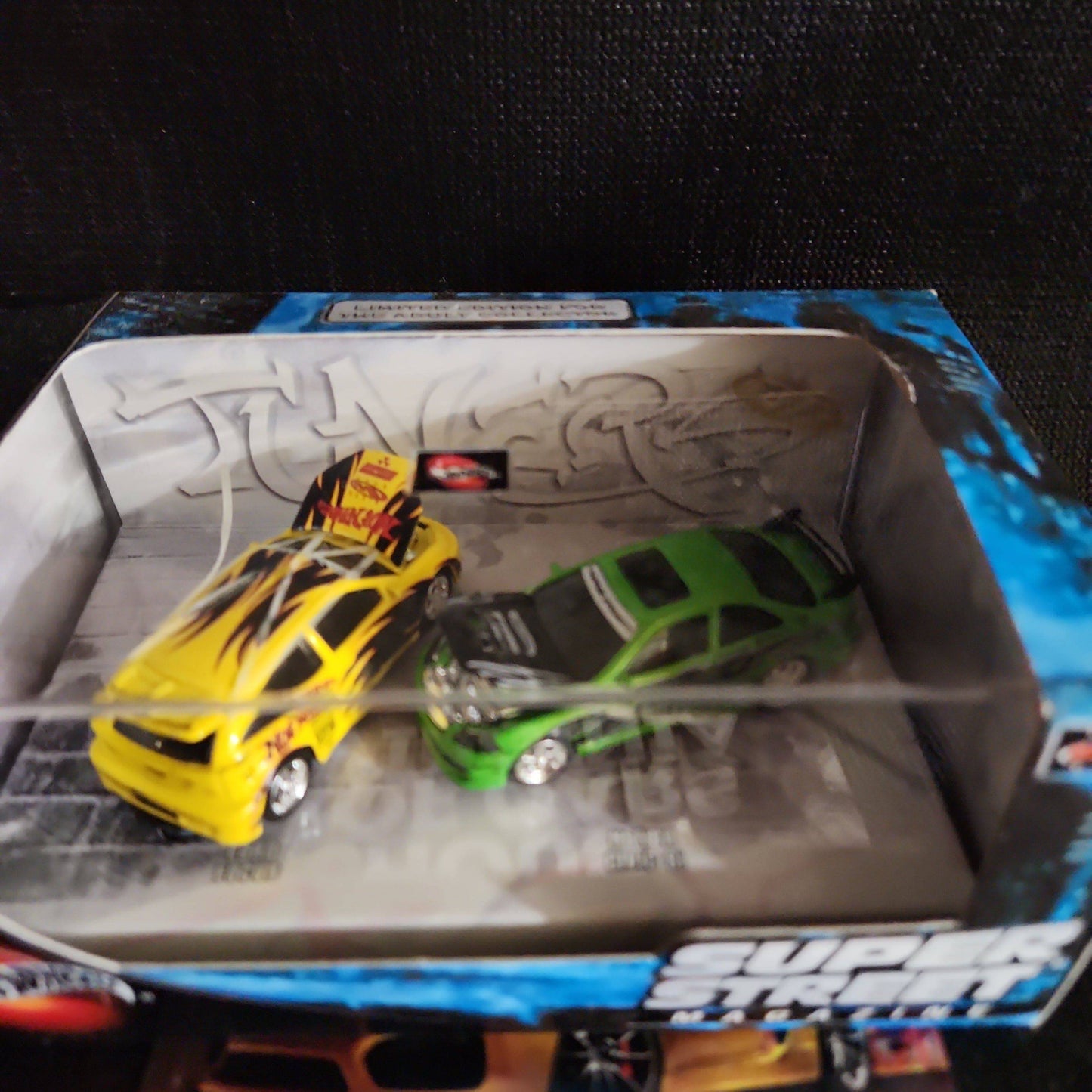 Hot Wheels 100% Super Street Magazine Ford Focus & Honda Civic Si Vehicle Set - House of Cars Virginia