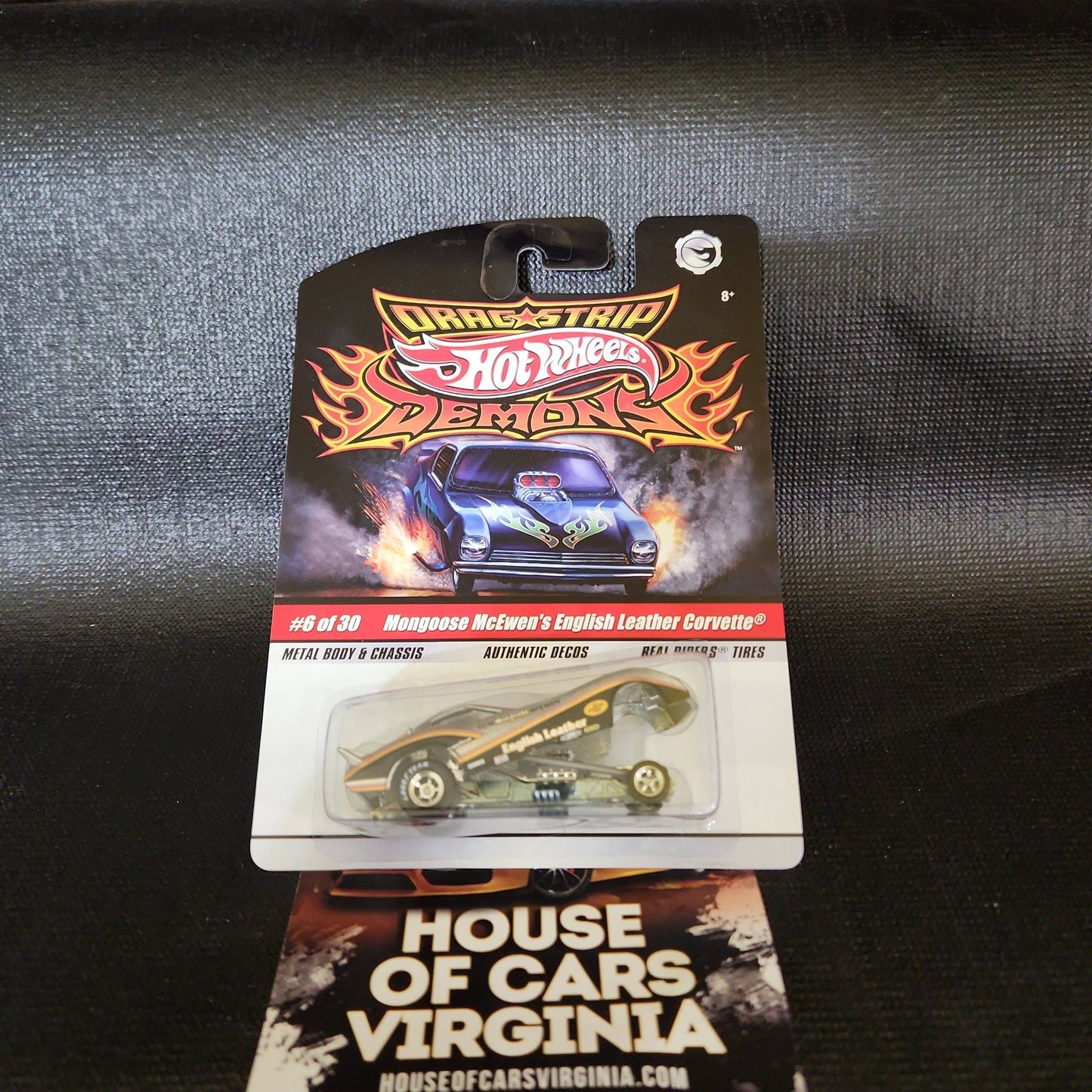 Hot Wheels Drag Strip Demons 77 Corvette F/C MongooSe English Leather NOS 💎🔥 - House of Cars Virginia