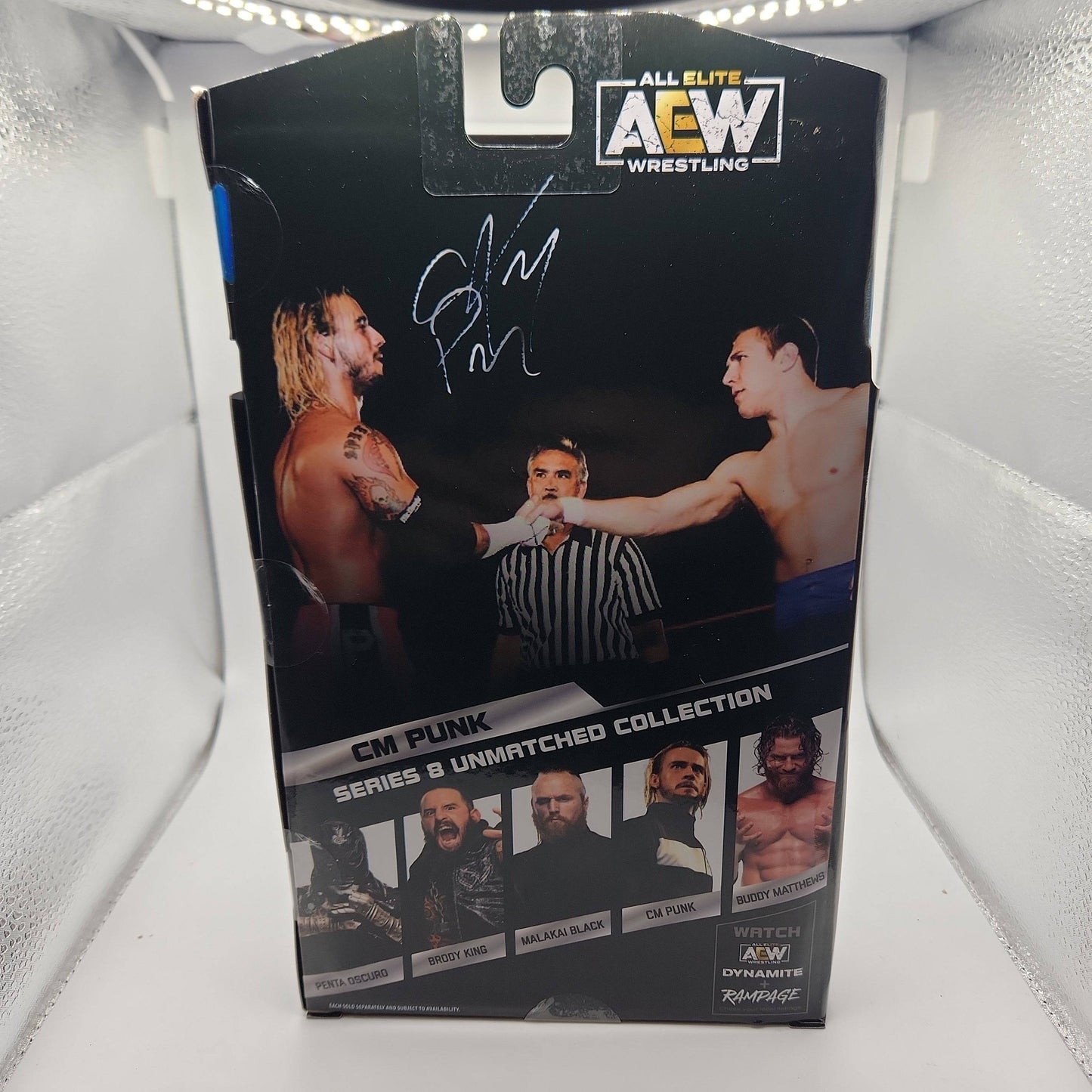 AEW Unmatched Series 8 Luminaries Cm Punk ROH Red Chase 1/5000 Edition. - House of Cars Virginia