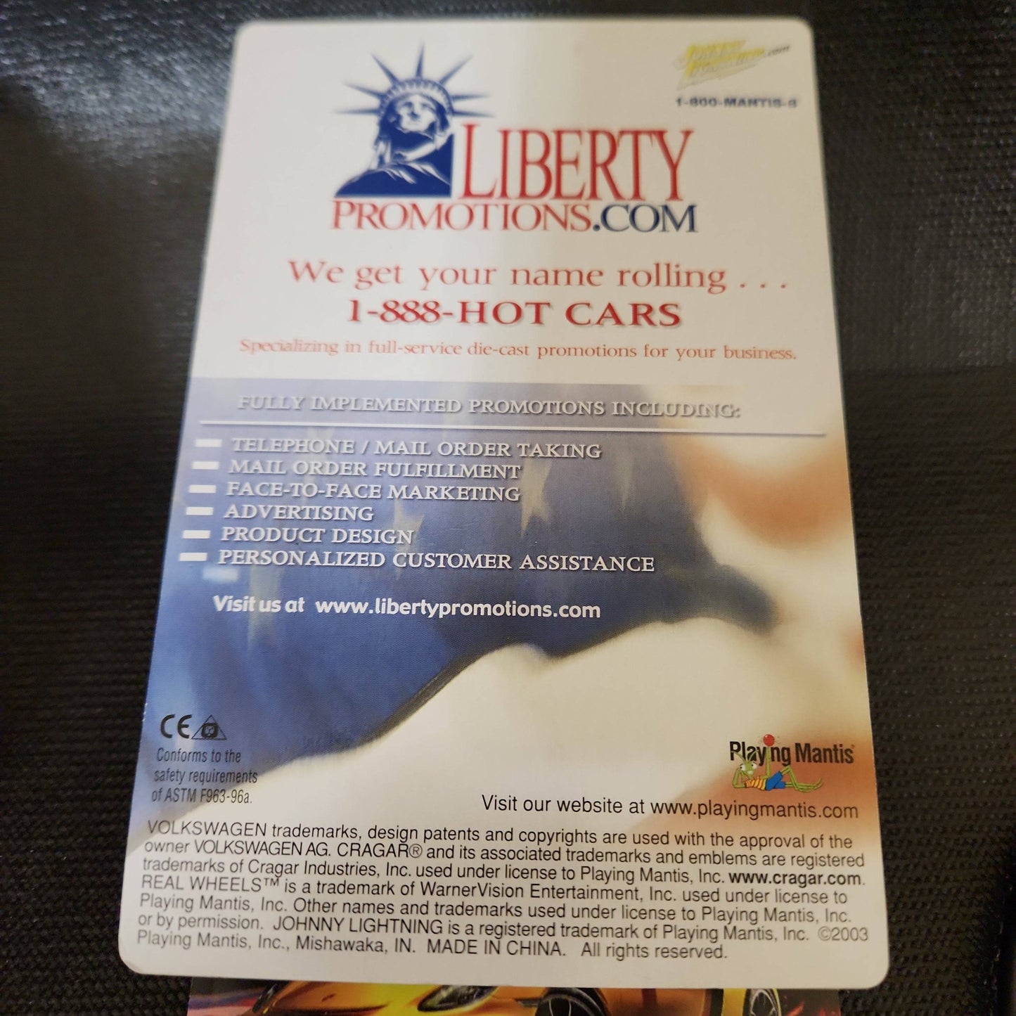 Johnny Lightning No. 2 ‘65 VW Volkswagen Type 2 Pickup Truck - House of Cars Virginia