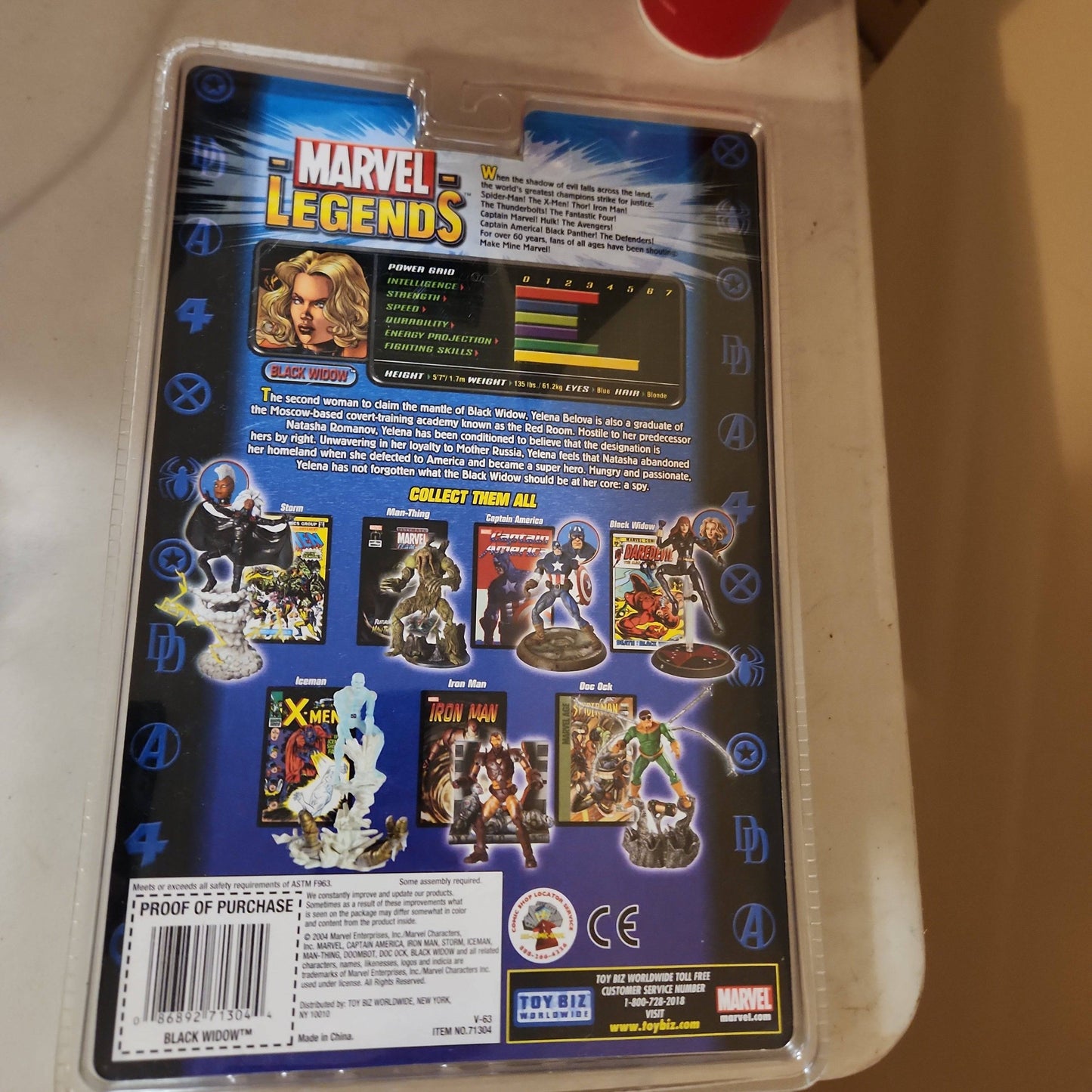 Marvel Legends BLACK WIDOW YELENA BELOVA VARIANT (SERIES 8) ACTION FIGURE New - House of Cars Virginia