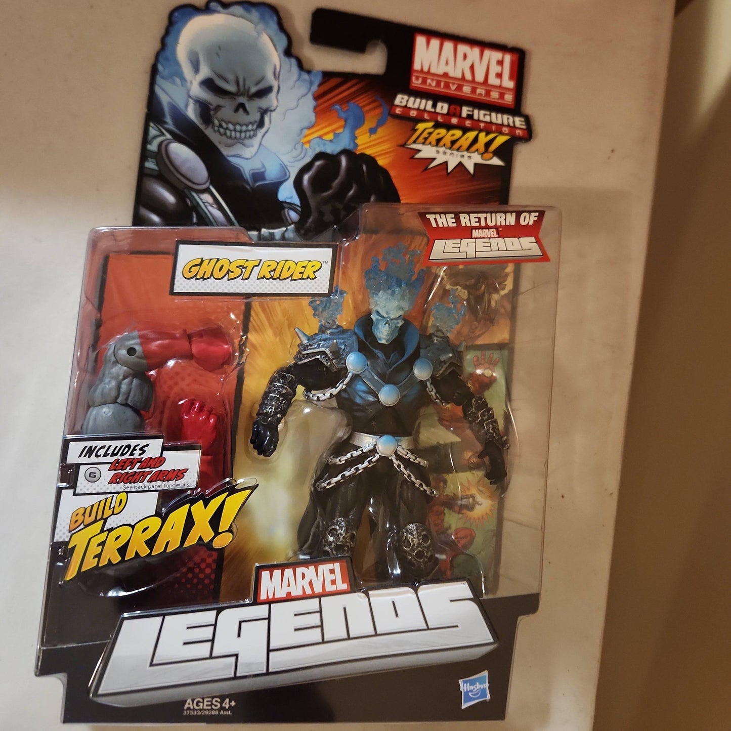 Marvel Legends Blue Flame Ghost Rider Action Figure NEW Terrax Wave BAF 2011 - House of Cars Virginia