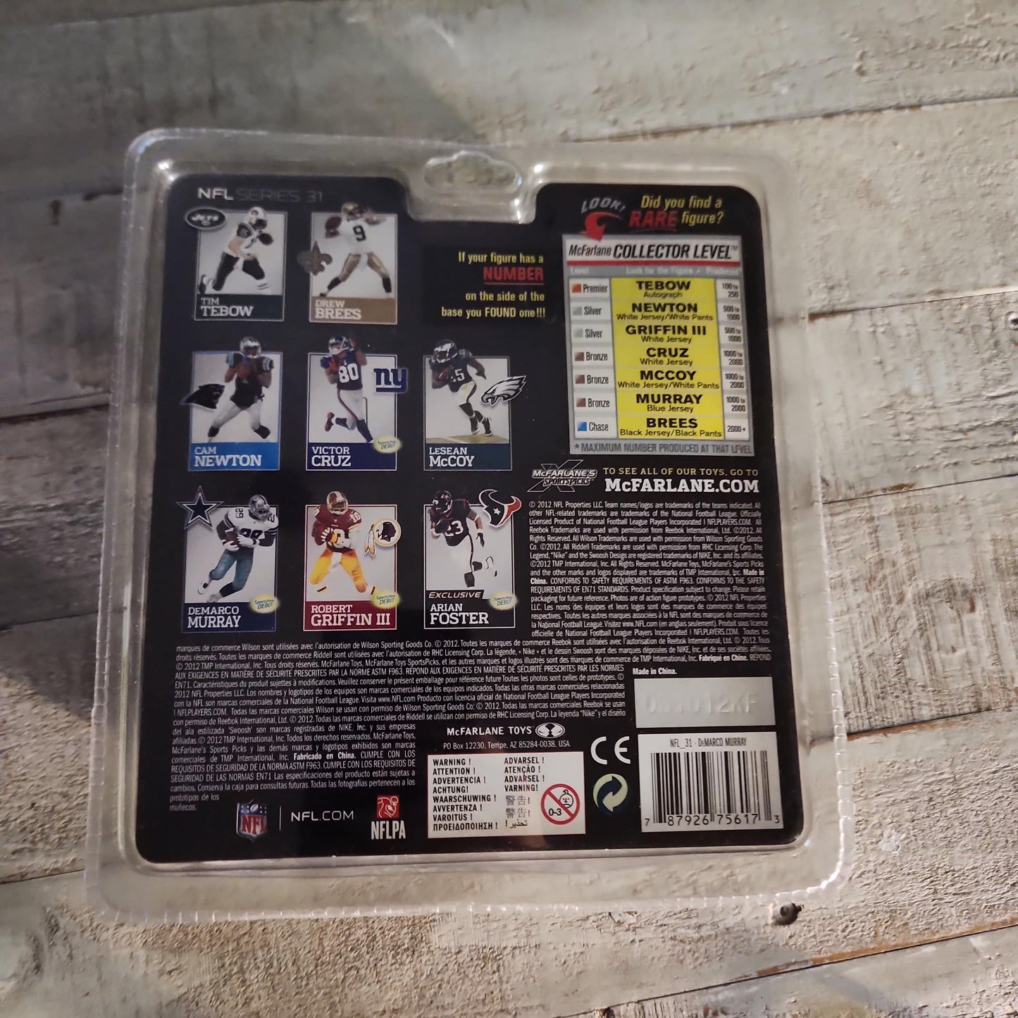 New - DeMARCO MURRAY - McFarlane SERIES 31 Dallas COWBOYS #29 NFL Figure NFLPA - House of Cars Virginia