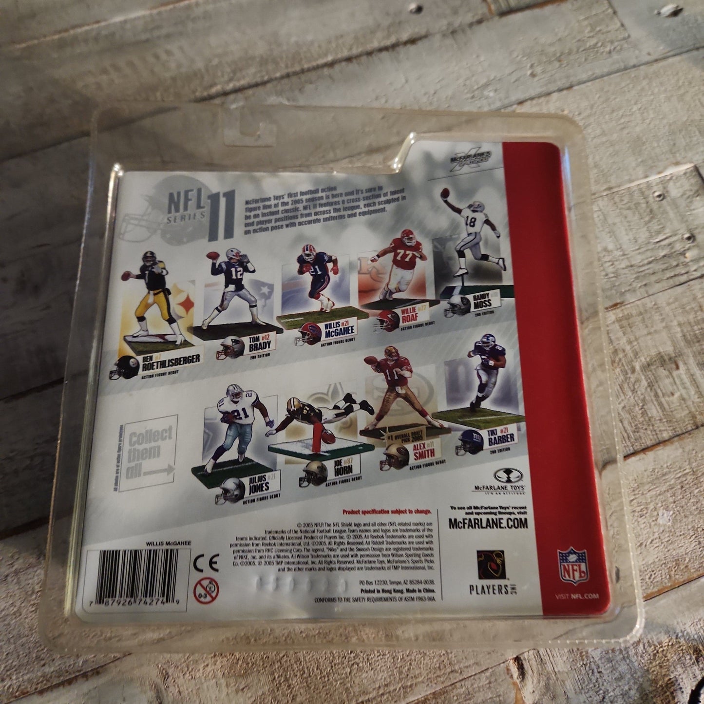 Willis McGahee DEBUT 2005 McFarlane Series #11 NFL ACTION FIGURE Buffalo Bills - House of Cars Virginia