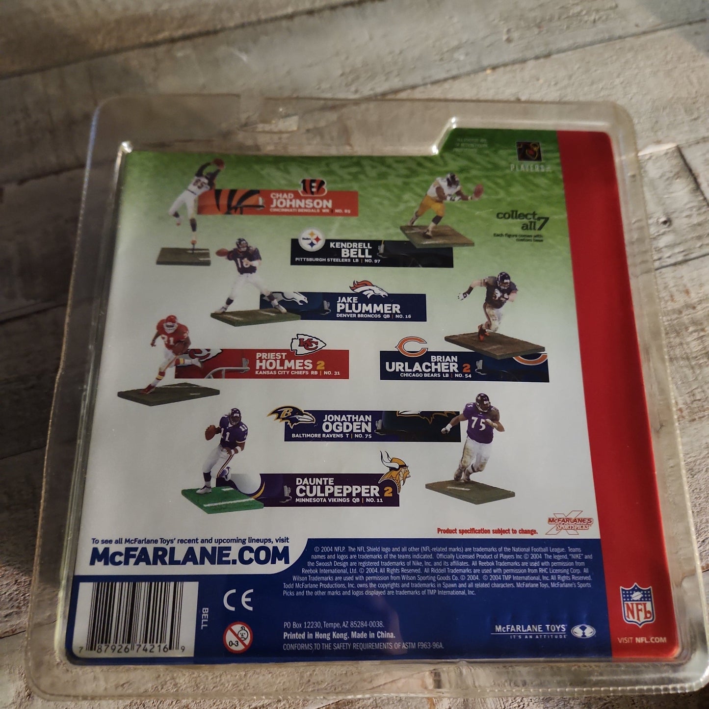 McFarlane NFL Sports Picks Series 9 Steelers Kendrell Bell Action Figure - House of Cars Virginia