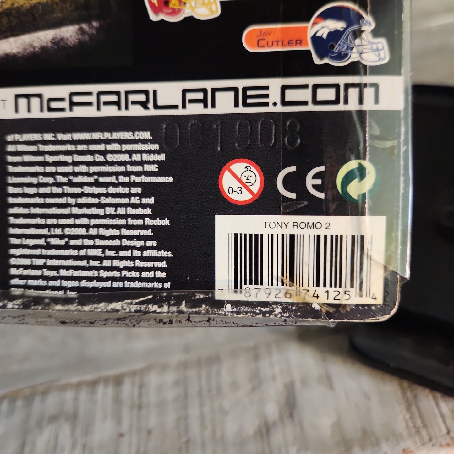 McFarlane's Sports Picks Tony Romo Dallas Cowboys Figure NIP. - House of Cars Virginia